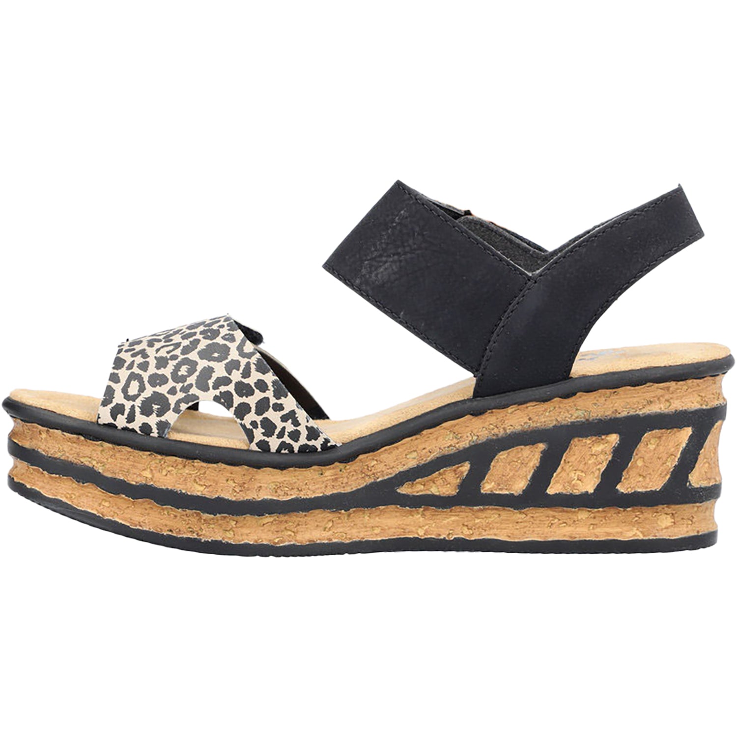 Womens Rieker Women's Rieker 68176-00 Ginger/Schwarz/Lightgold Synthetic Ginger/Schwarz/Lightgold Synthetic