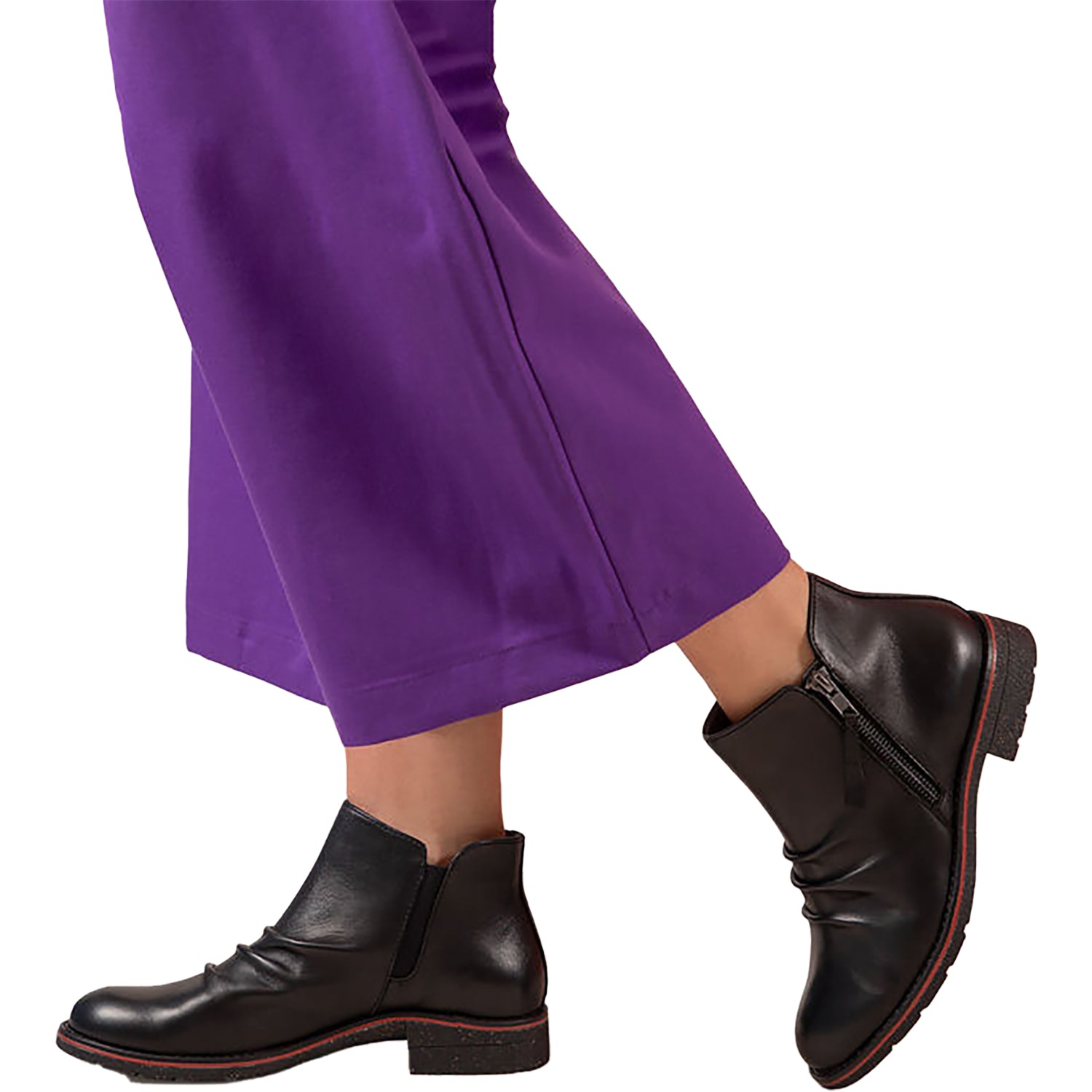 Womens Aetrex Women's Aetrex Mila Black Leather Black Leather