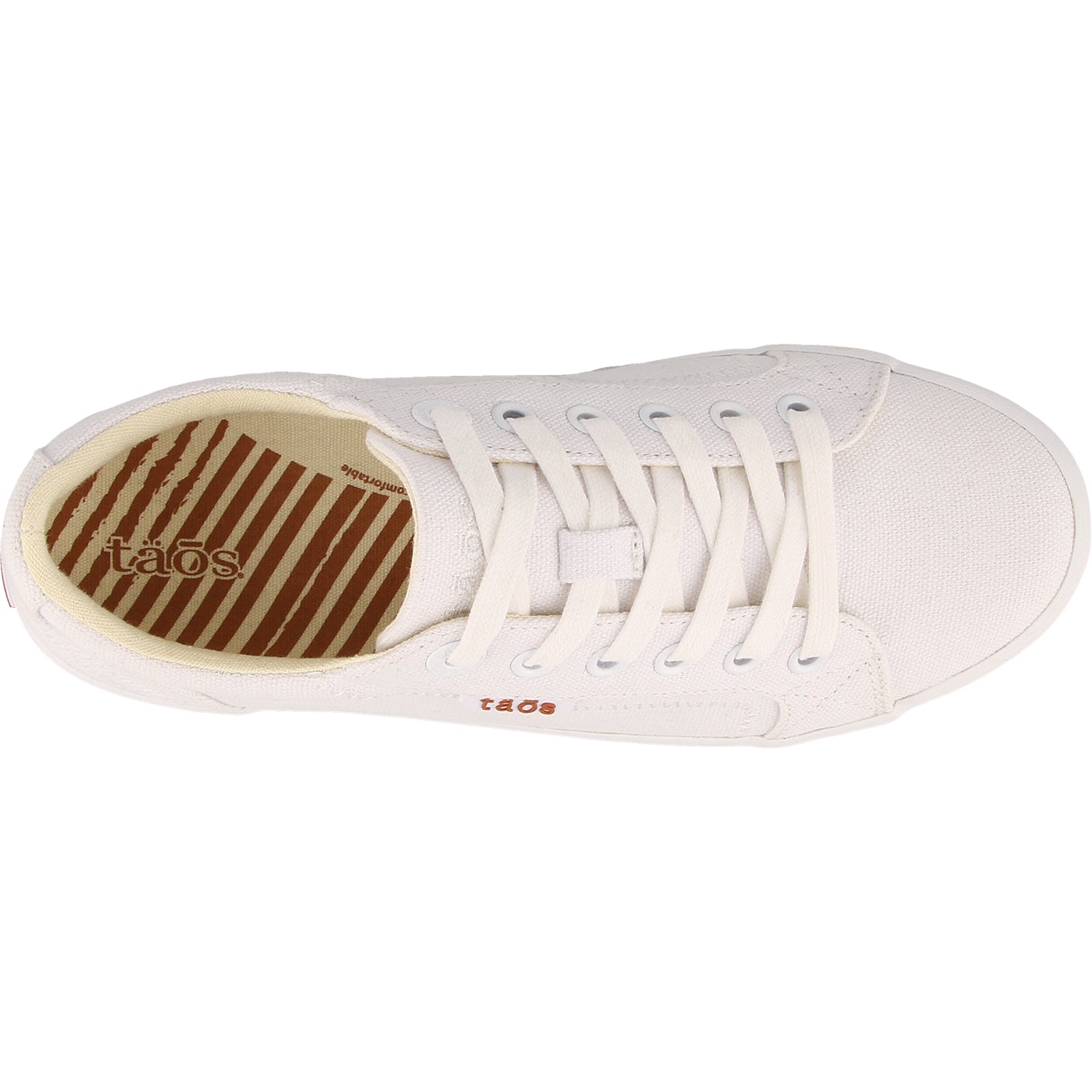 Womens Taos Women's Taos Star White/White Canvas White/White Canvas