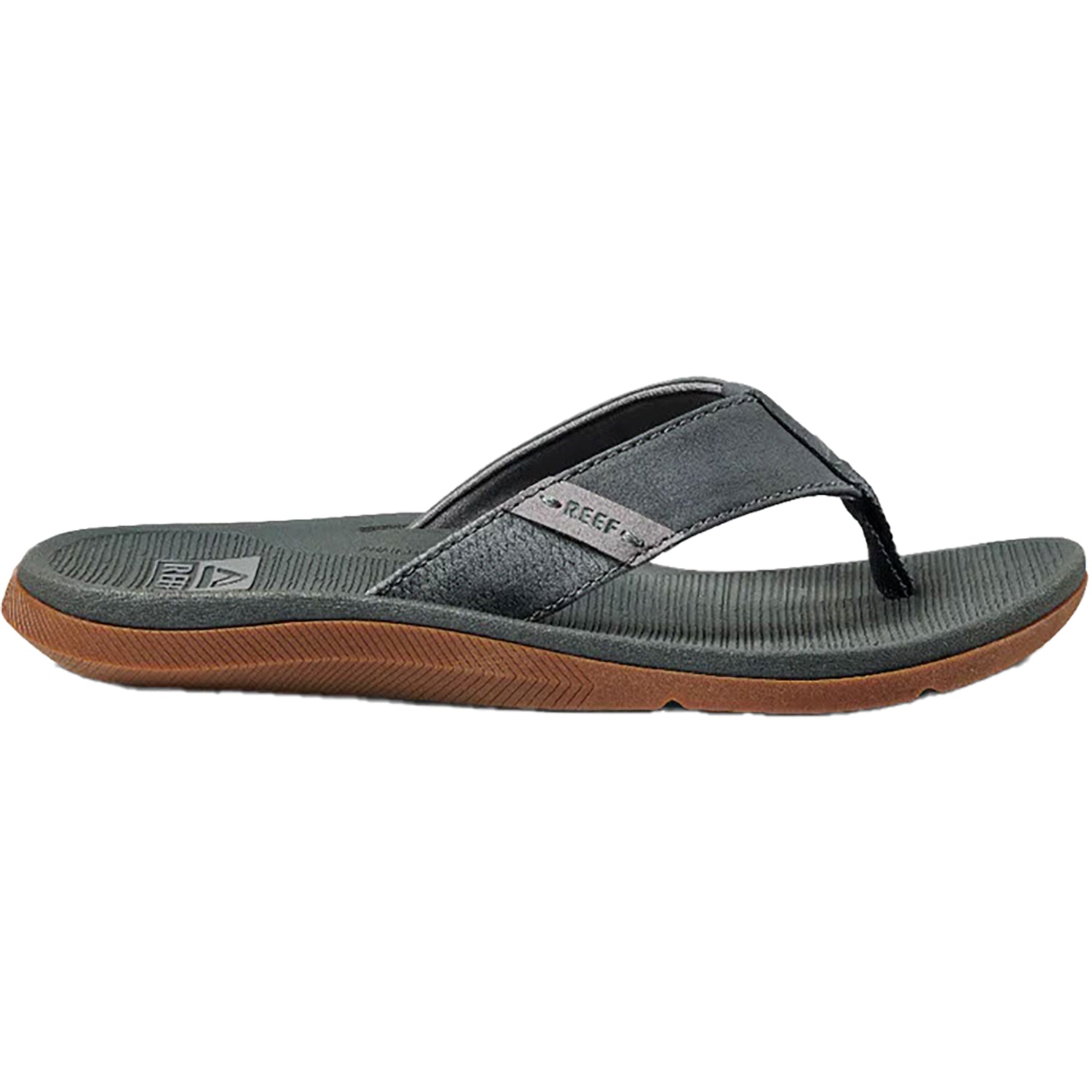 Mens Reef Men's Reef Reef Santa Ana Grey Synthetic Grey Synthetic