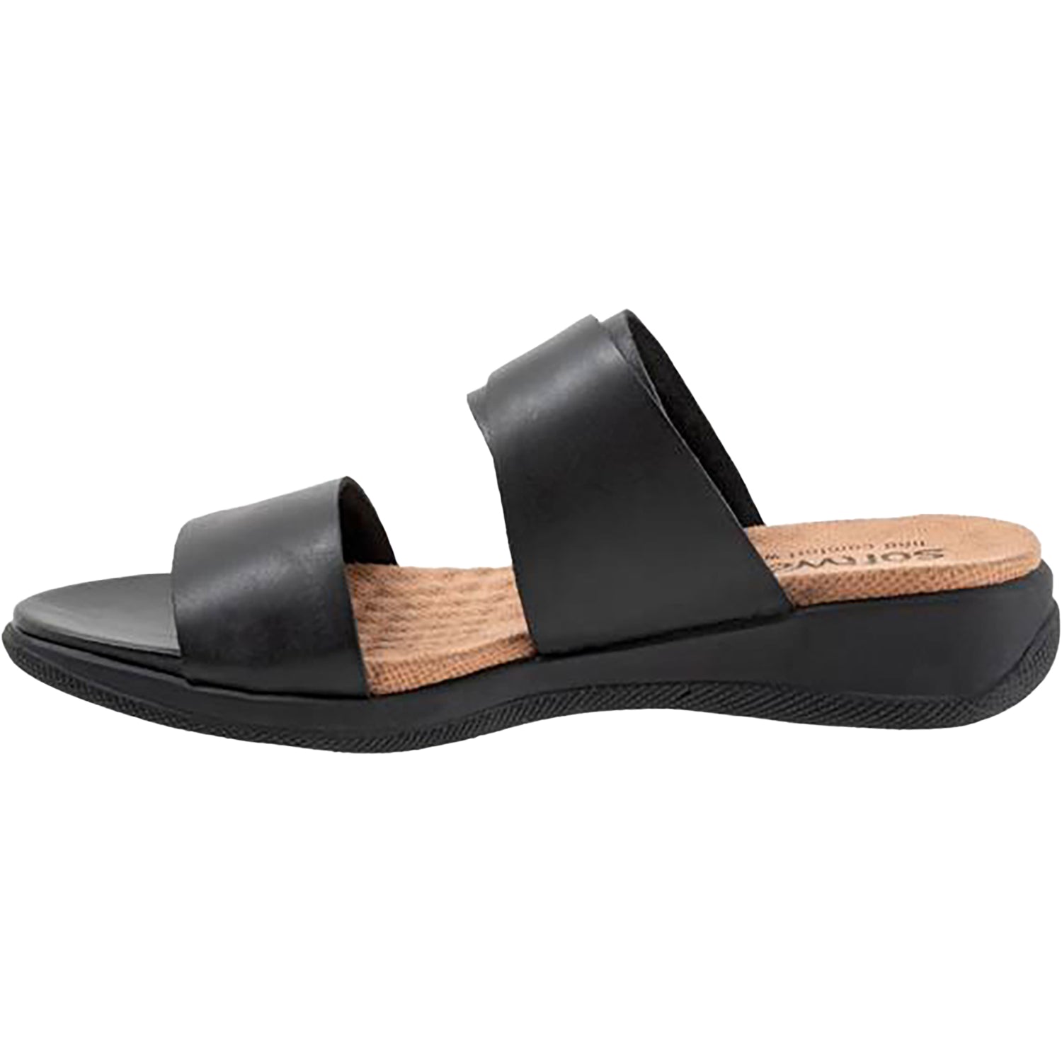 Womens Soft walk Women's Soft Walk Toki Black Leather Black Leather