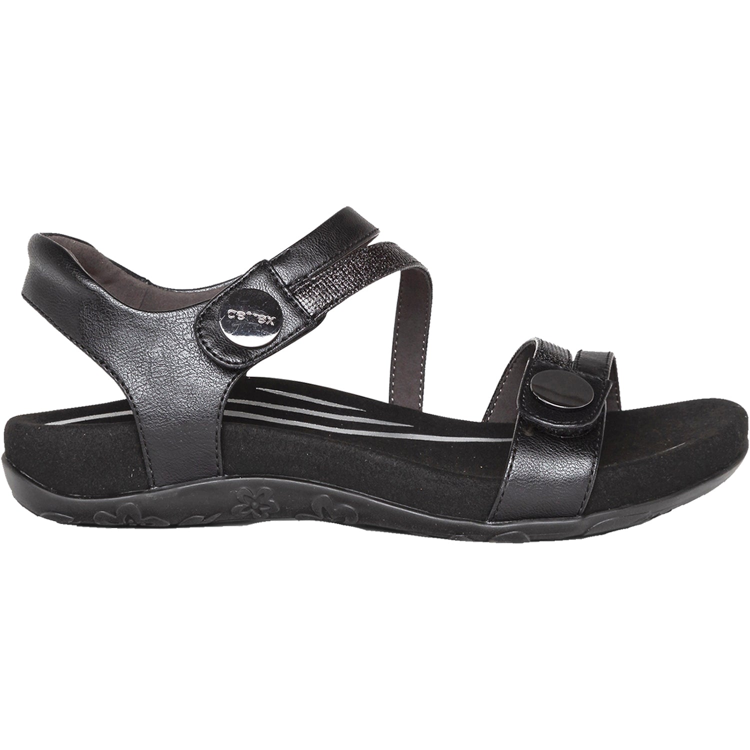 Womens Aetrex Women's Aetrex Jess Black Synthetic Black Synthetic