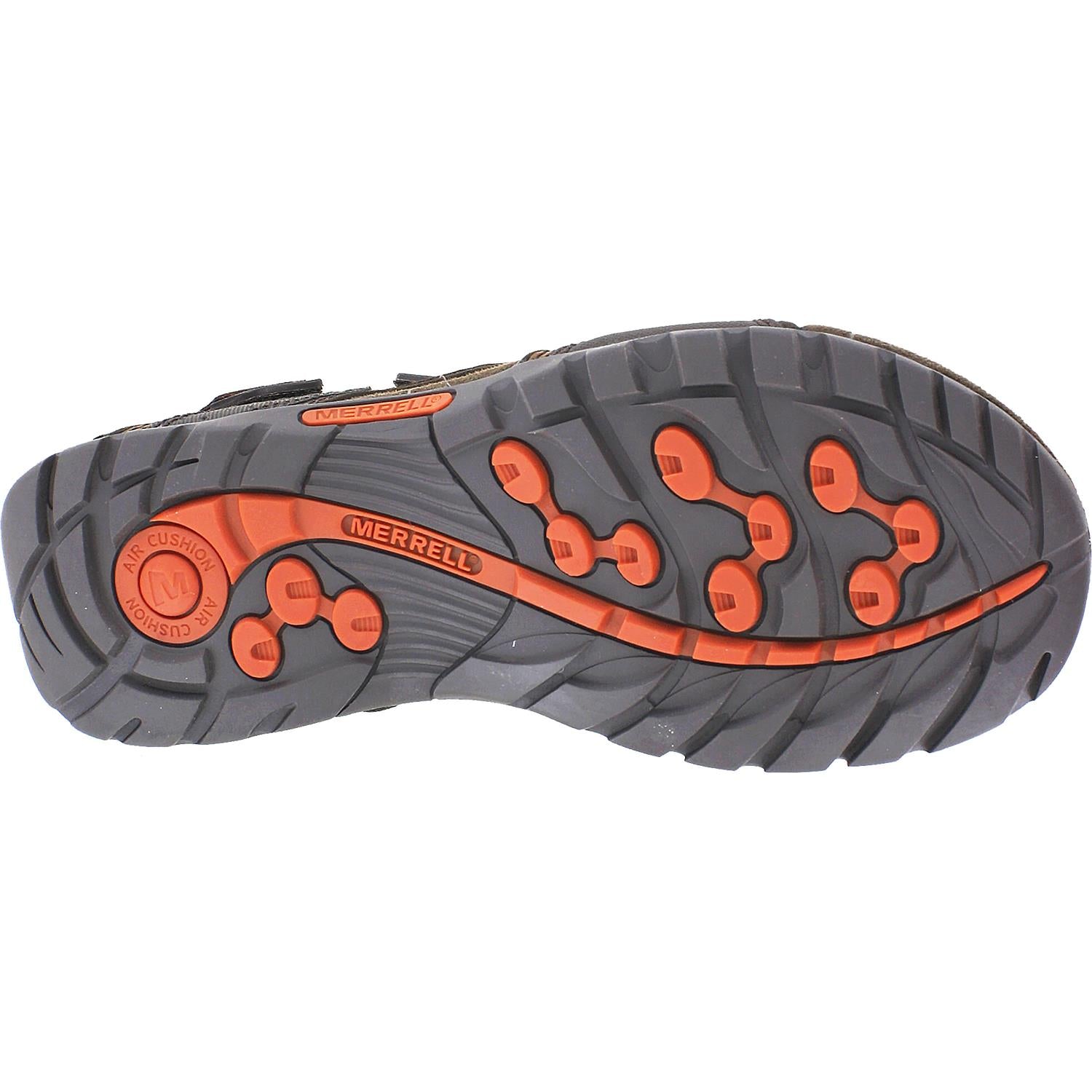 Mens Merrell Men's Merrell Sandspur Oak Dark Earth/Potters Clay Leather Dark Earth/Potters Clay Leather