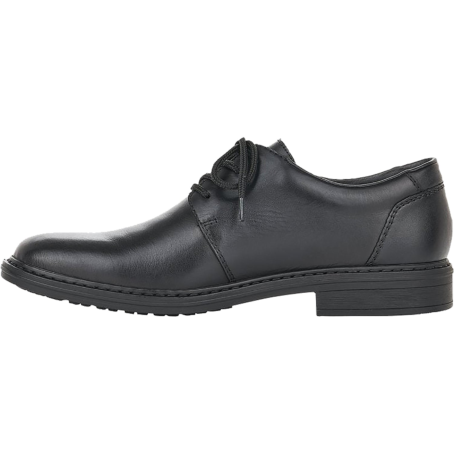 Mens Rieker Men's Rieker 17627-00 Dustin 27 Black Leather Black Leather