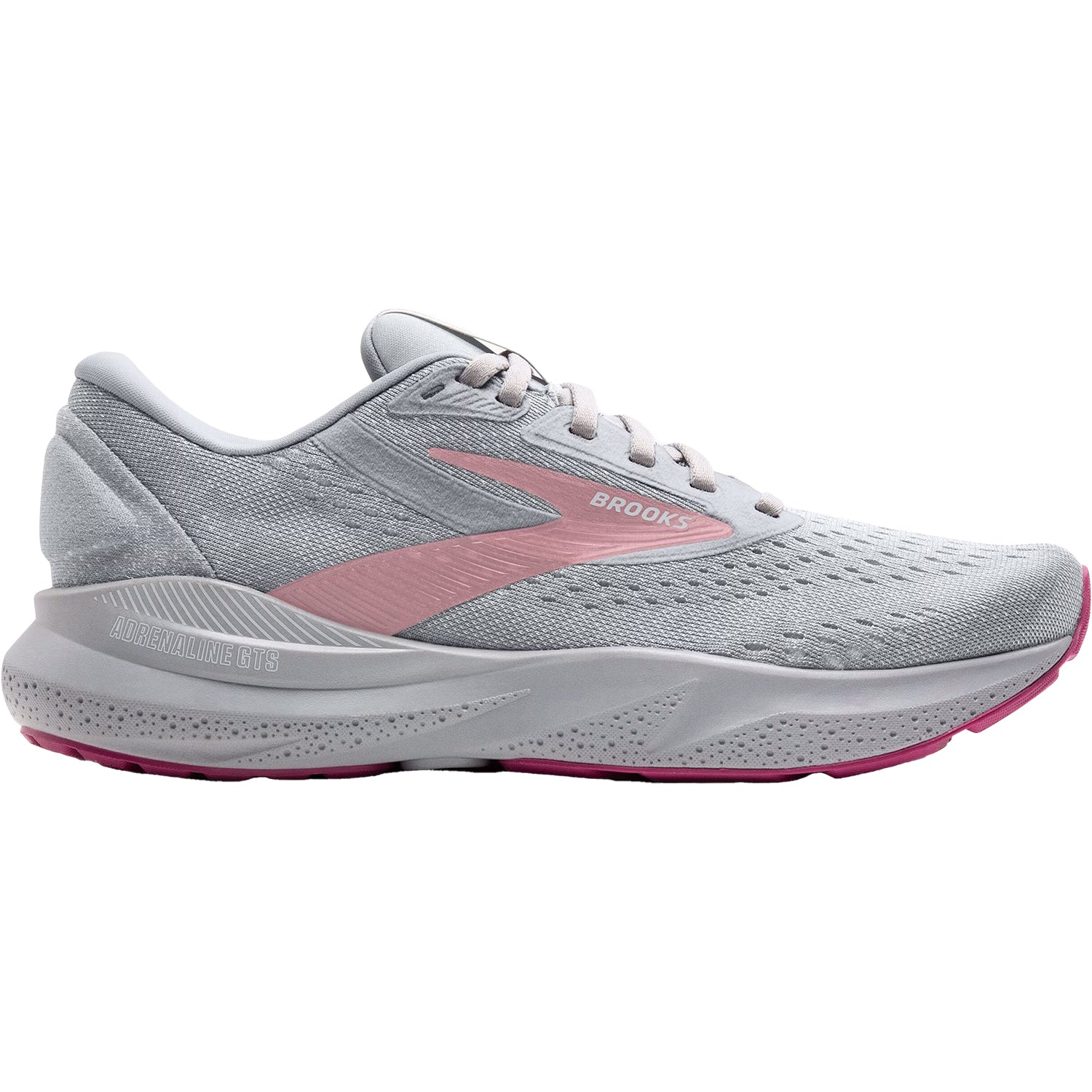 Womens Brooks Women's Brooks Adrenaline GTS 24 Alloy/White/Zephyr Mesh Alloy/White/Zephyr Mesh