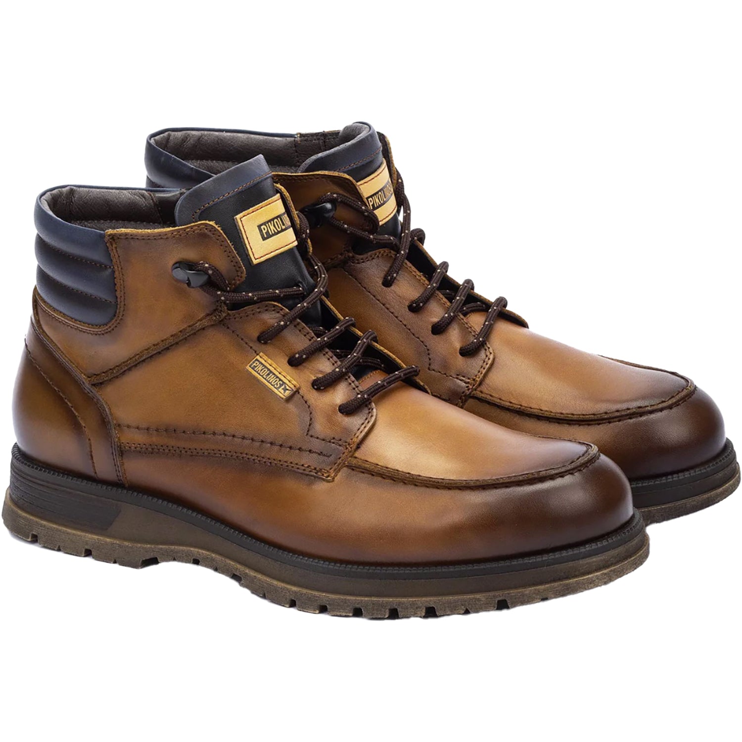 Mens Pikolinos Men's Pikolinos Zamora M9K-8028C1 Brandy Leather Brandy Leather