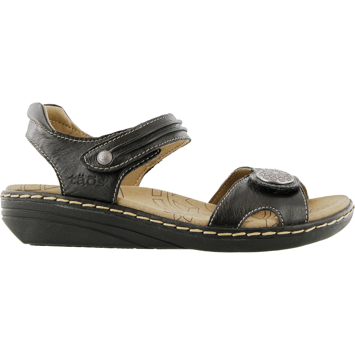 Womens Taos Women's Taos Escape Black Leather Black Leather