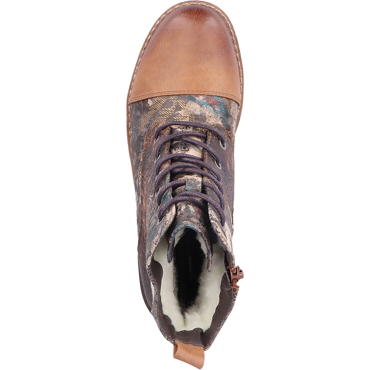 Womens Rieker Women's Rieker 94611-90 Nuss/Rauch-Multi Synthetic Nuss/Rauch-Multi Synthetic