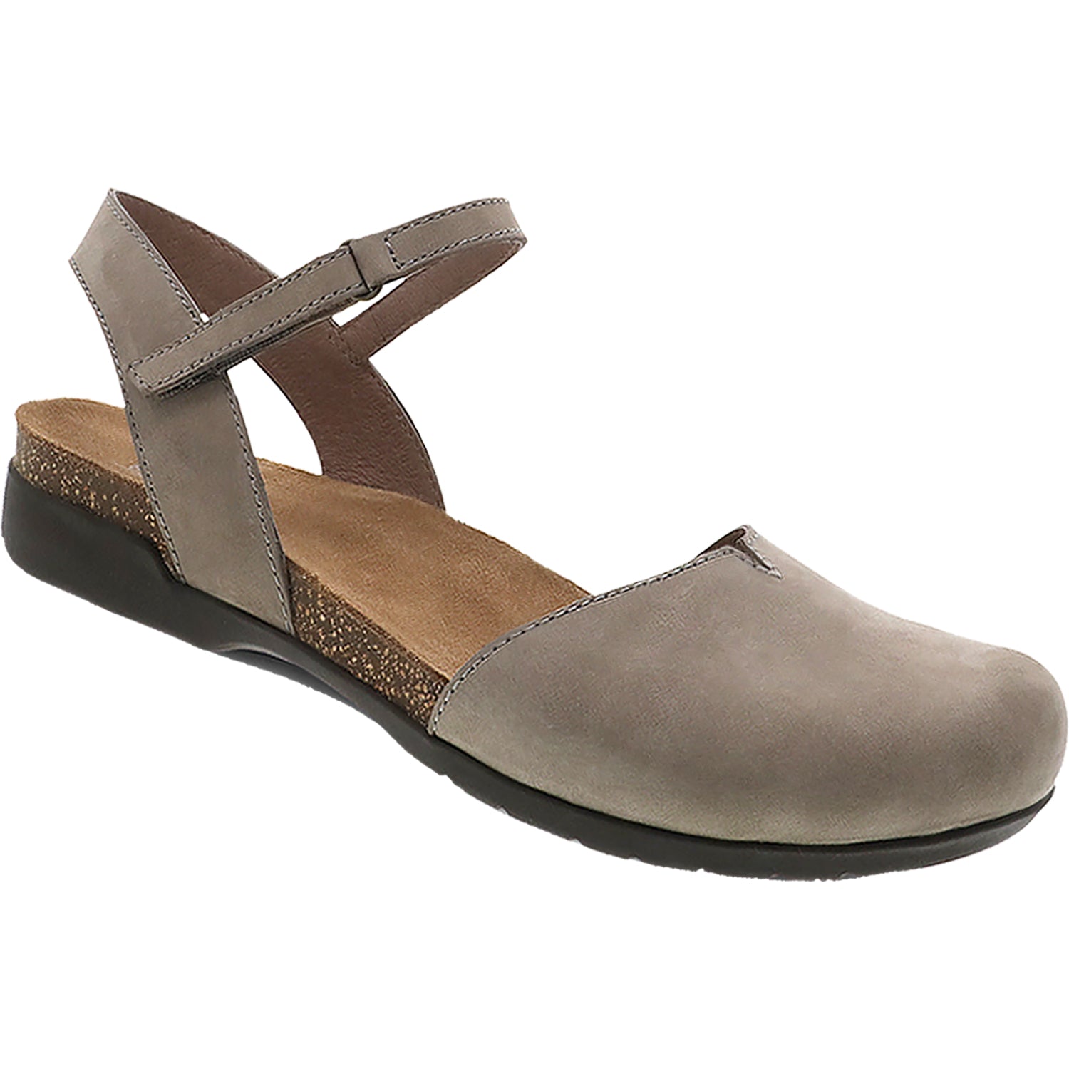 Womens Dansko Women's Dansko Rowan Taupe Milled Nubuck Taupe Milled Nubuck