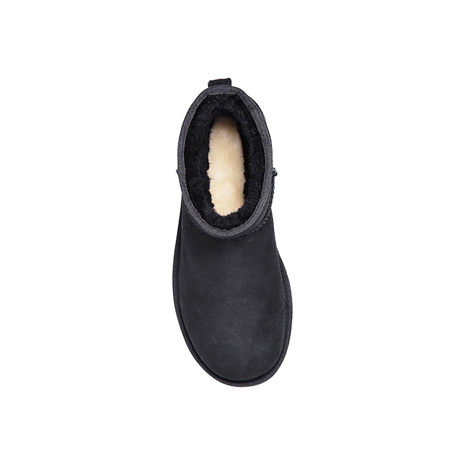 Womens Ugg Women's UGG Classic Mini II Black Sheepskin Black Sheepskin