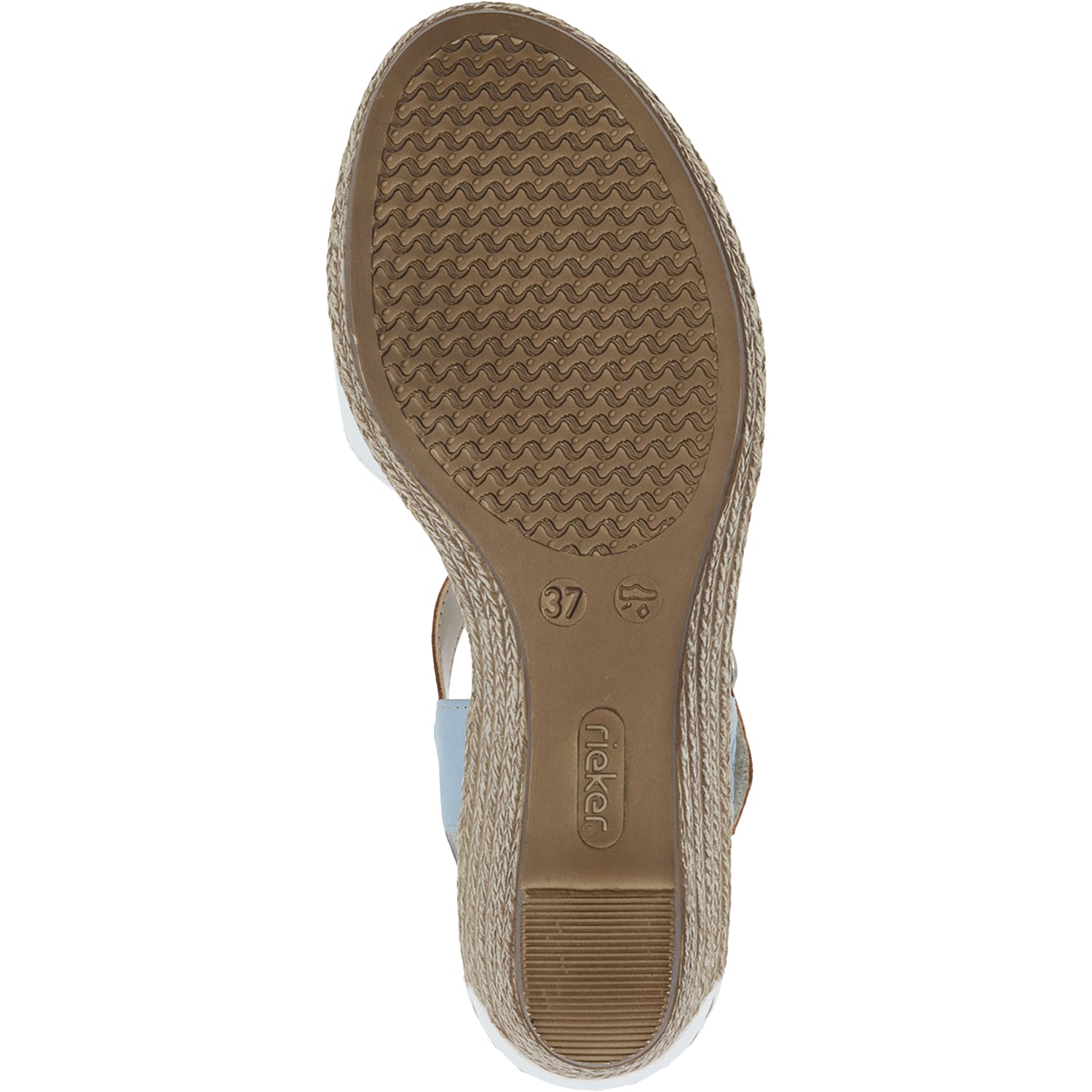 Womens Rieker Women's Rieker 62460-80 Fanni 80 Weiss/Cayenne/Ciel Synthetic Weiss/Cayenne/Ciel Synthetic