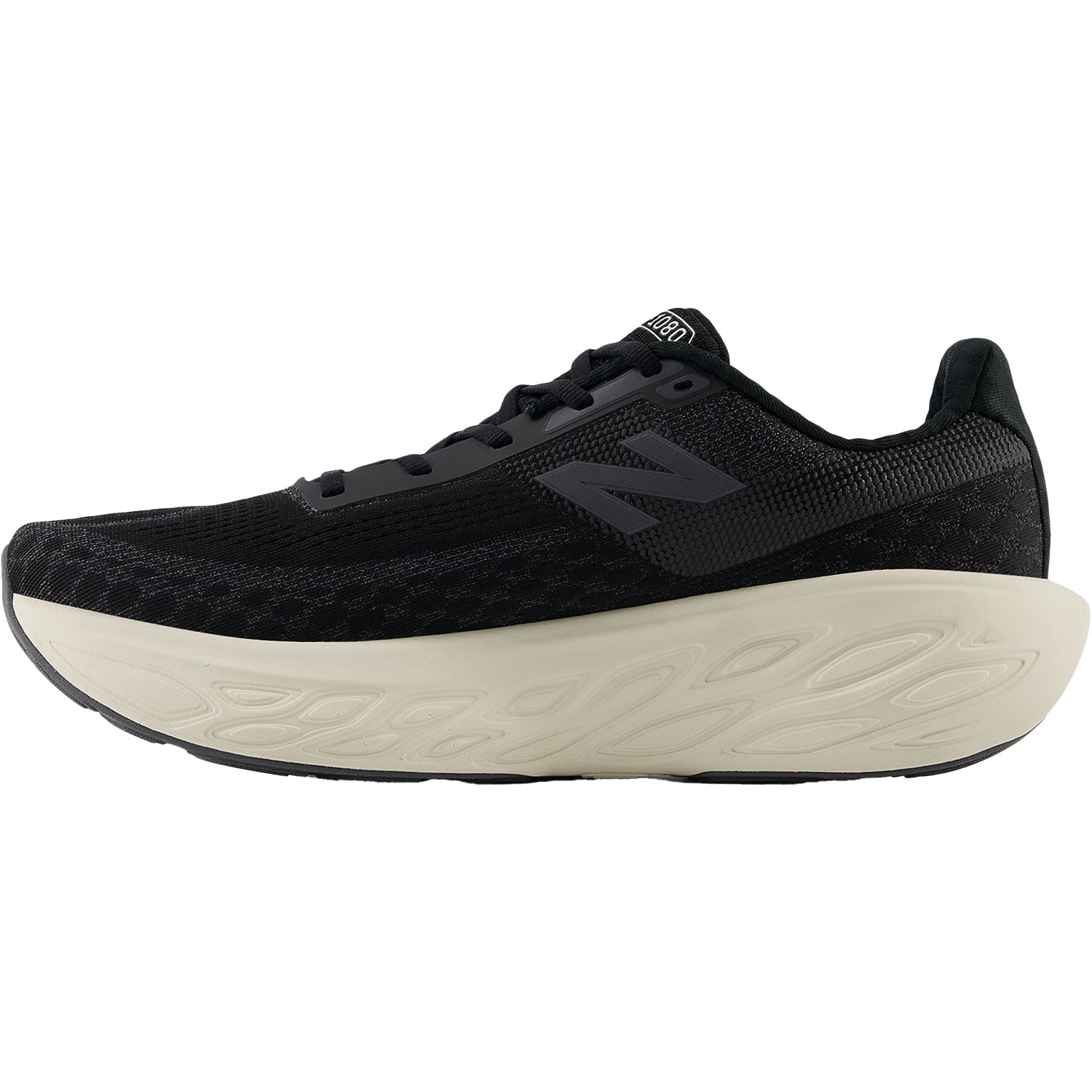 Mens New balance Men's New Balance Fresh Foam X 1080B14 Black/Magnet/Linen Mesh Black/Magnet/Linen Mesh