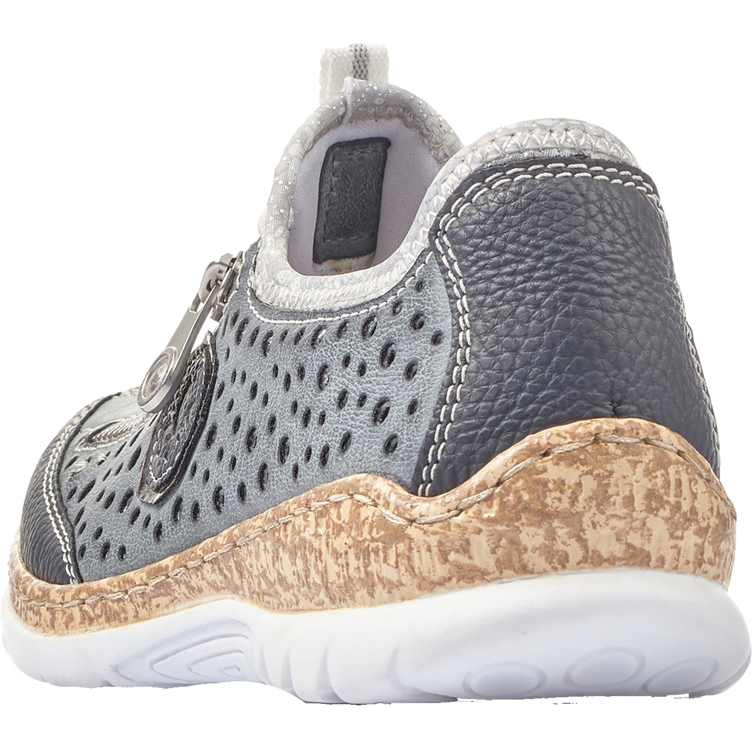 Womens Rieker Women's Rieker N42P6-14 Nikita P6 Pazific/Atlantic/Argento Synthetic Pazific/Atlantic/Argento Synthetic