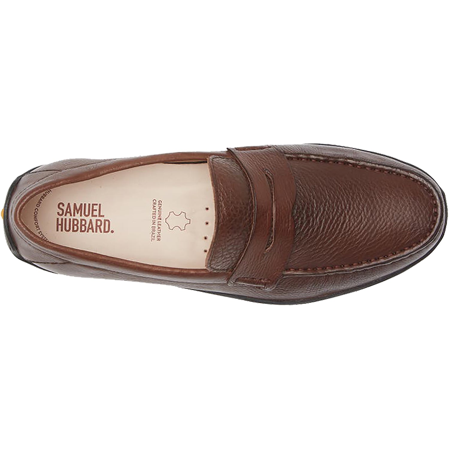 Mens Samuel hubbard Men's Samuel Hubbard Free Spirit Brown Leather Brown Leather