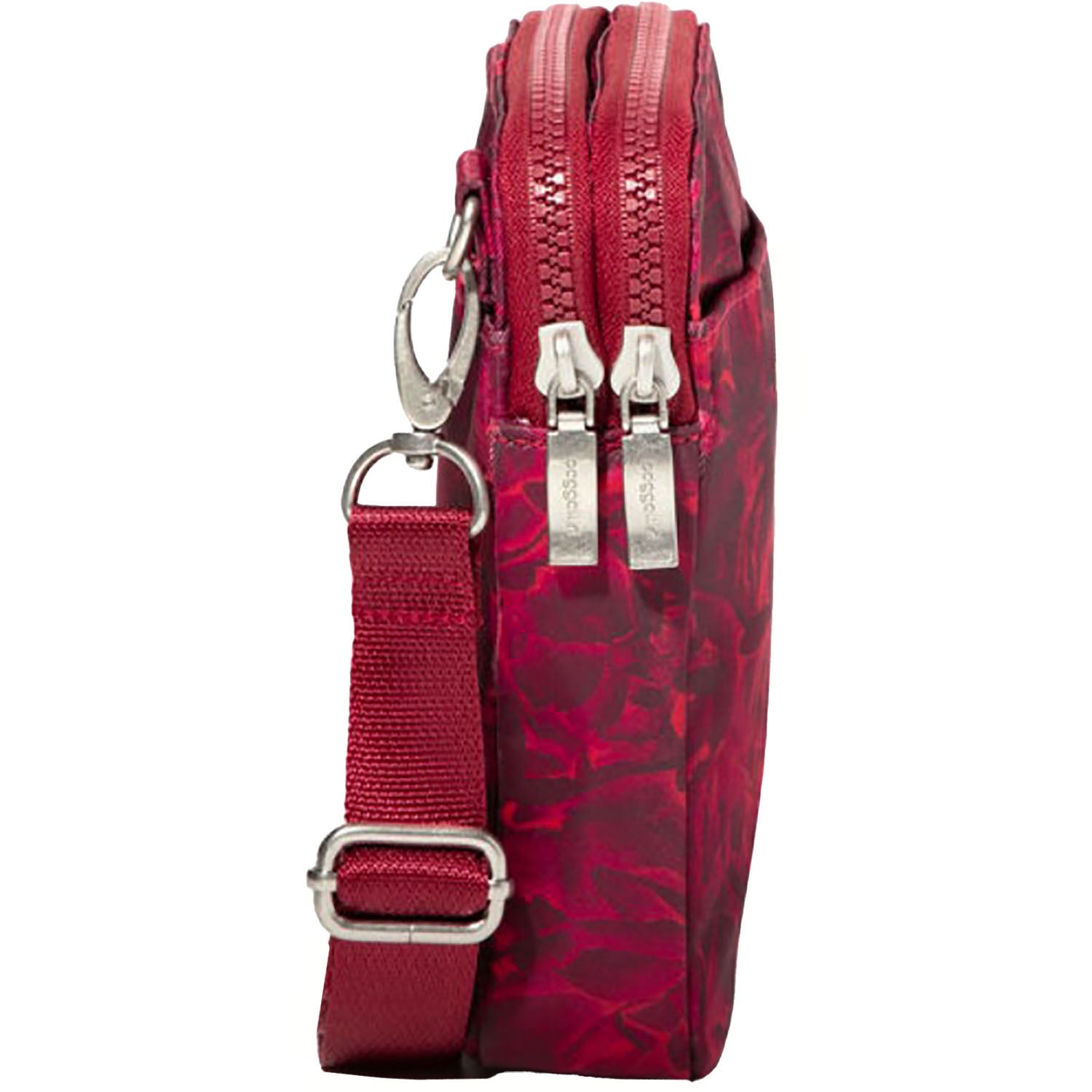 Womens Baggallini Modern Take Two RFID Crossbody Red Divine Rose Red Divine Rose