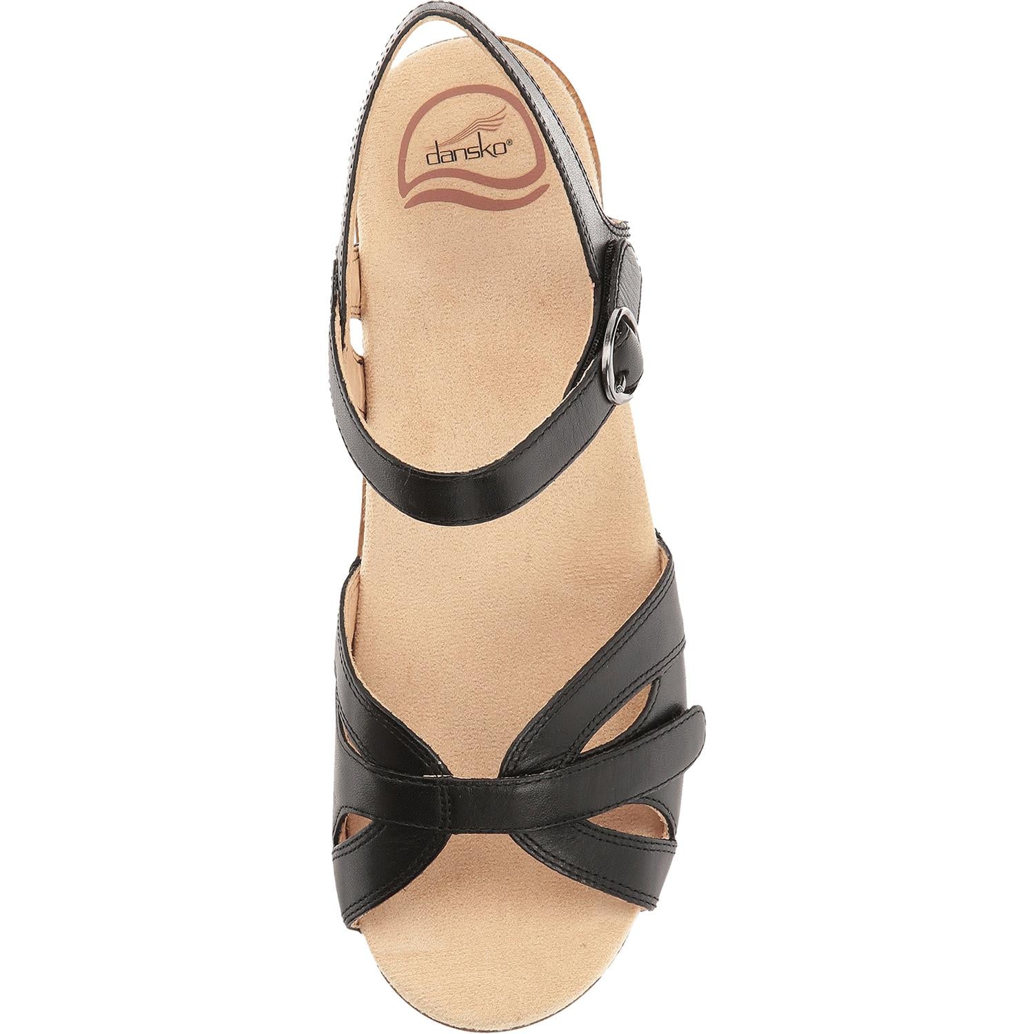 Womens Dansko Women's Dansko Season Black Full Grain Leather Black Full Grain Leather
