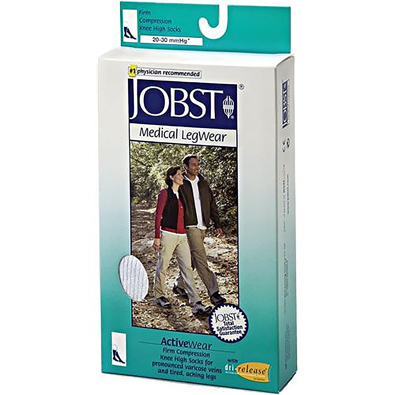 Unisex Jobst Unisex Jobst Activewear Socks 15-20 mmHg White Medium White Medium