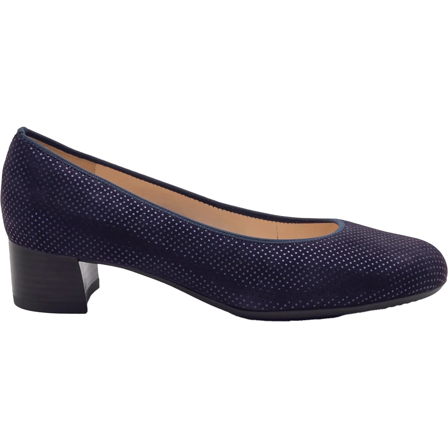 Womens Ara shoes Women's Ara Vivian Midnight Puntikid Suede Midnight Puntikid Suede