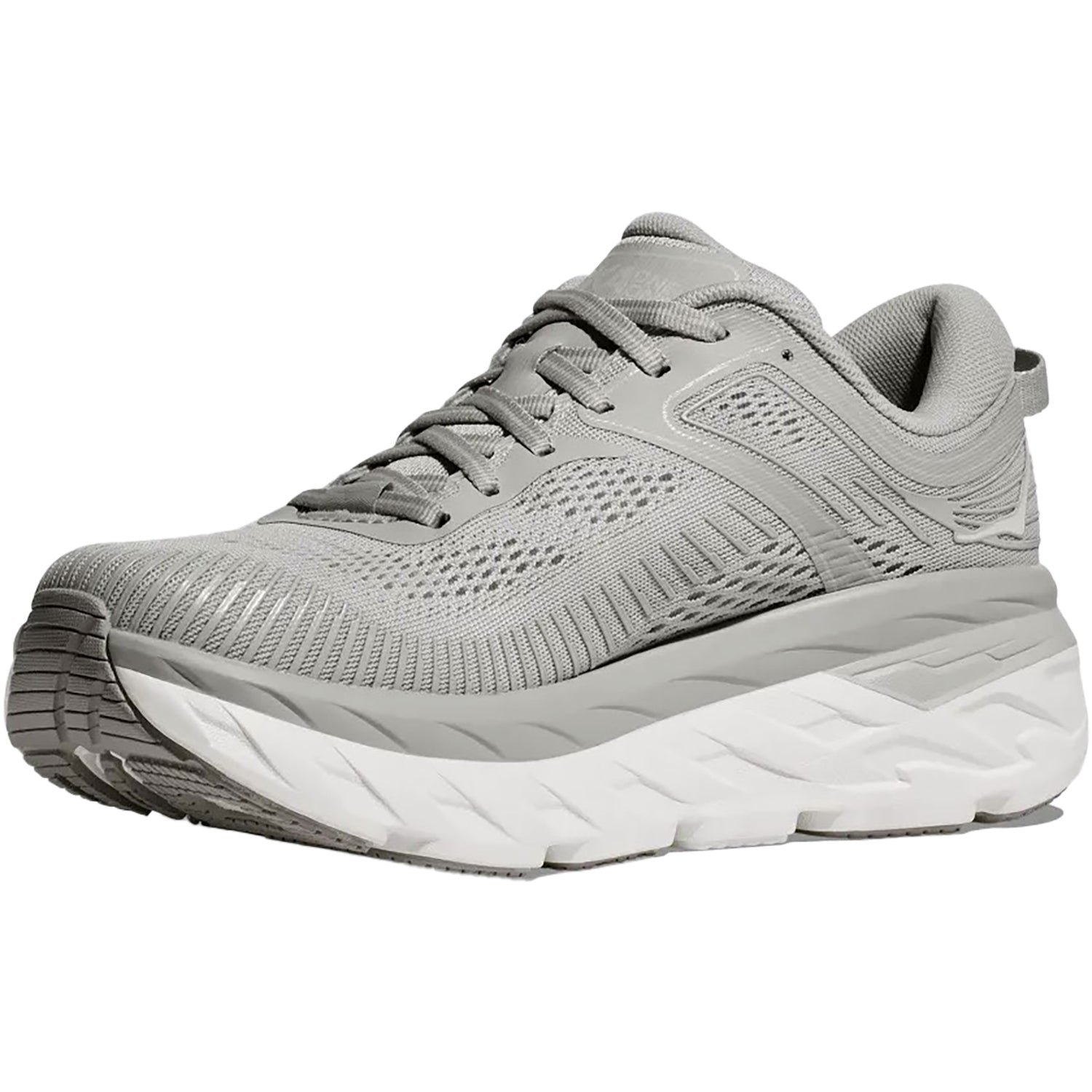 Mens Hoka one one Men's Hoka Bondi 7 Harbor Mist/White Mesh Harbor Mist/White Mesh