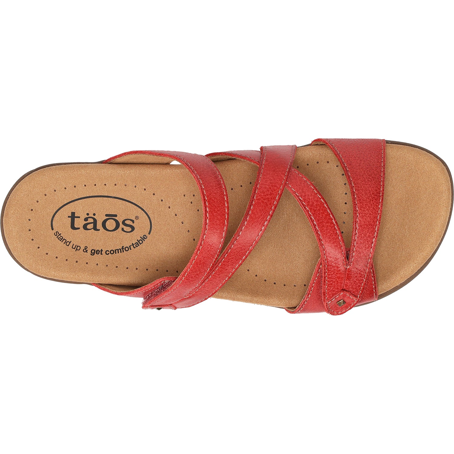Womens Taos Women's Taos Double U True Red Leather True Red Leather