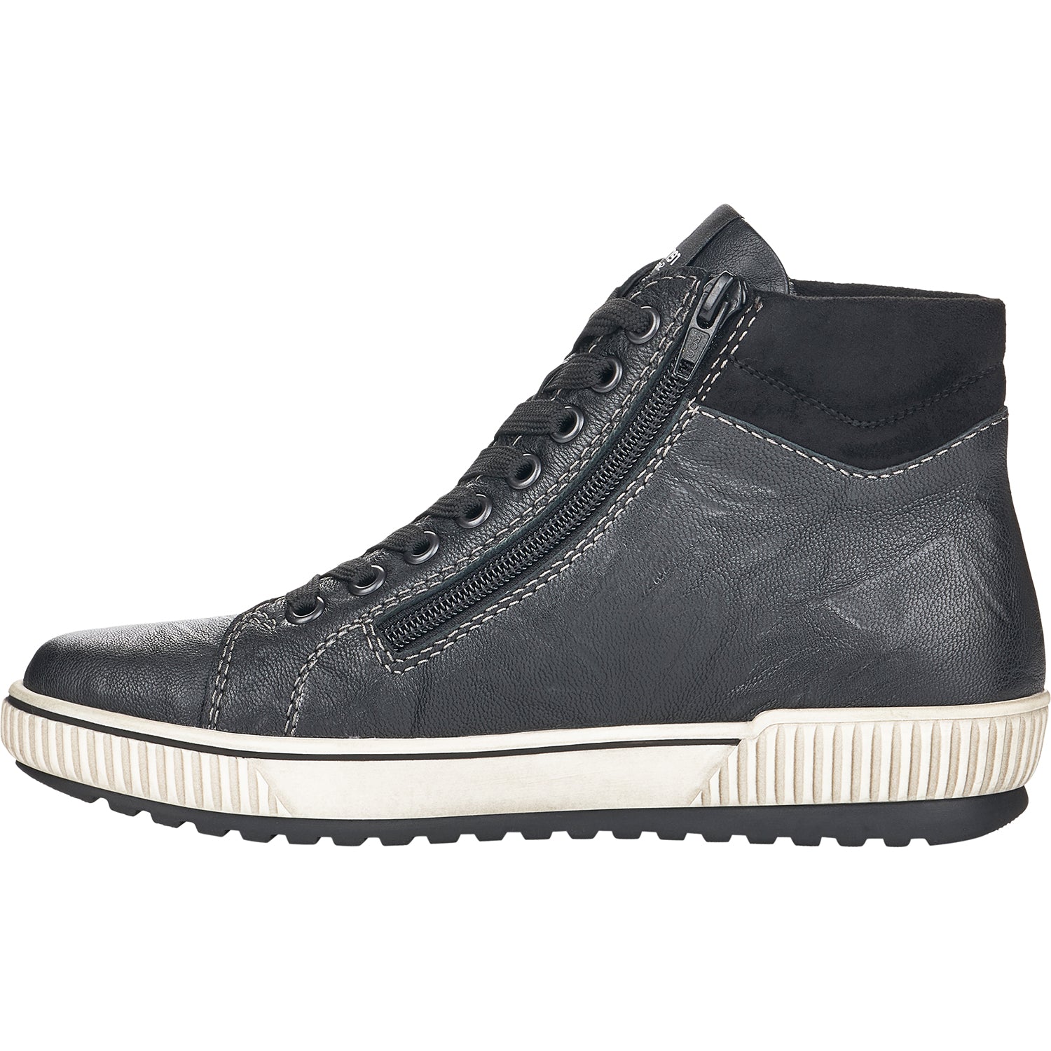 Womens Remonte Women's Remonte D0772-01 Maditta 72 Black Leather Black Leather