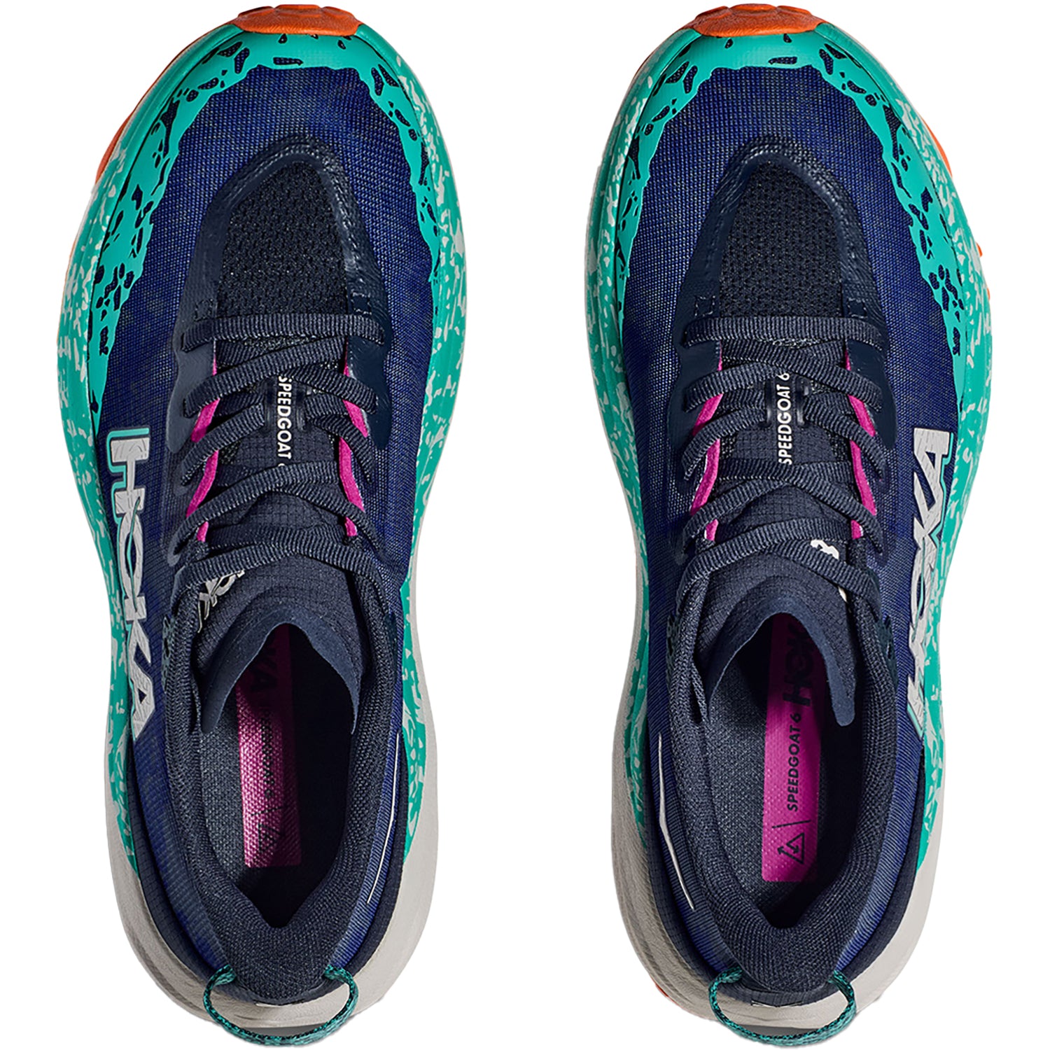 Womens Hoka one one Women's Hoka Speedgoat 6 Varsity Navy/Meteor Synthetic Varsity Navy/Meteor Synthetic