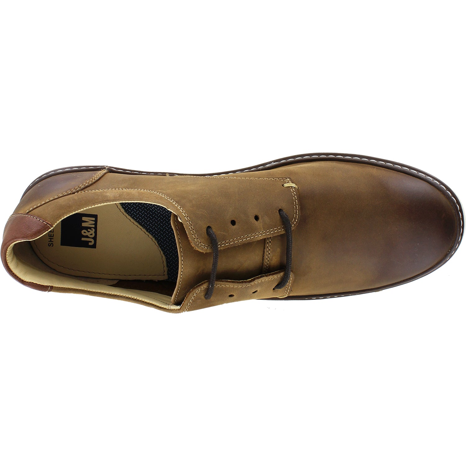 Mens Johnston & murphy Men's Johnston & Murphy McGuffey Plain Toe Tan Oiled Full Grain Leather Tan Oiled Full Grain Leather