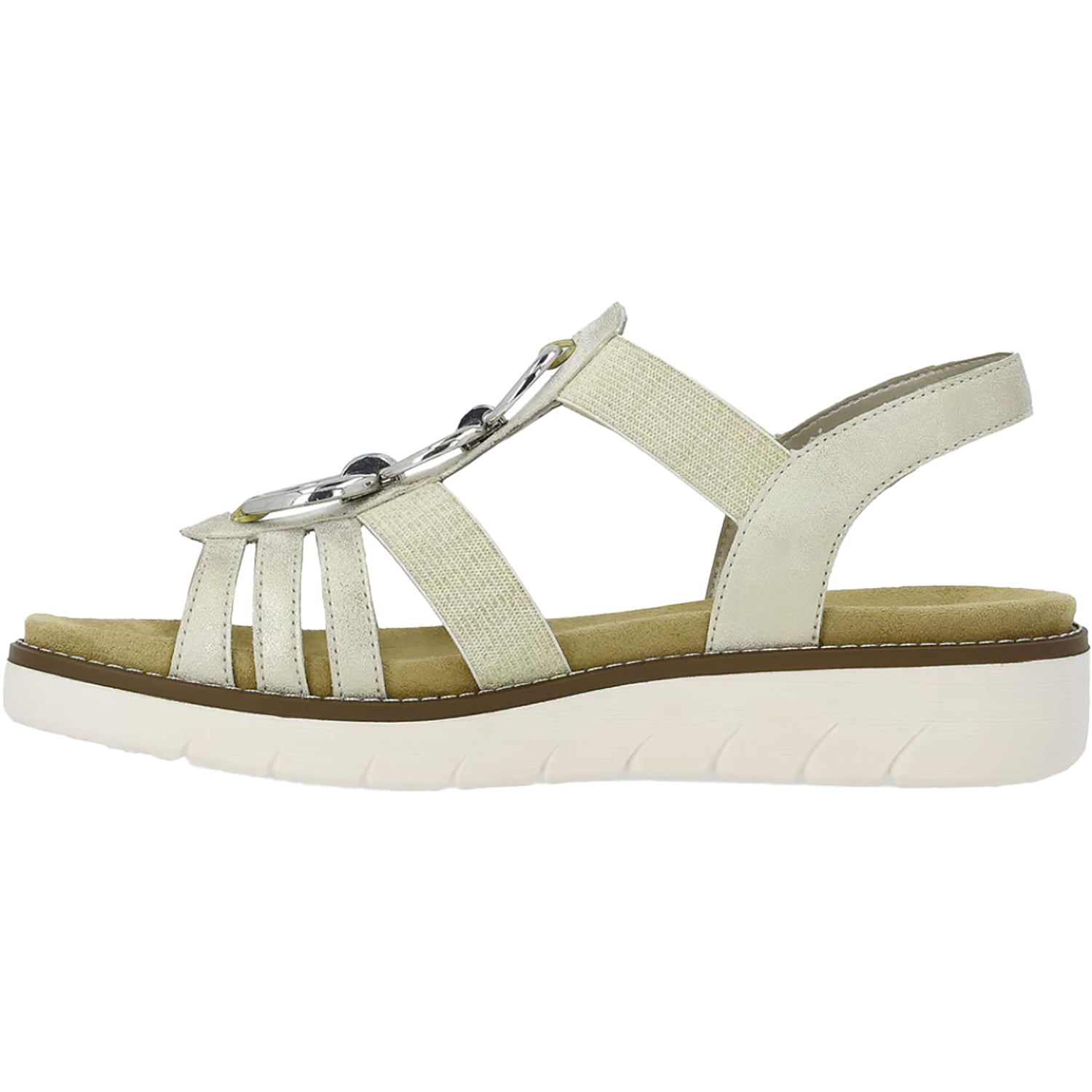 Womens Remonte Women's Remonte D20743-60 Mushce/Beige Gold Synthetic Mushce/Beige Gold Synthetic