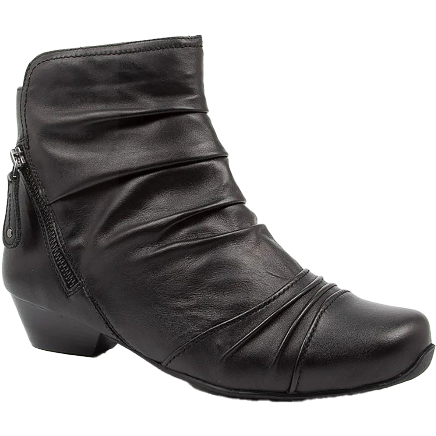 Womens Ziera Women's Ziera Camryn Wide Black Leather Black Leather