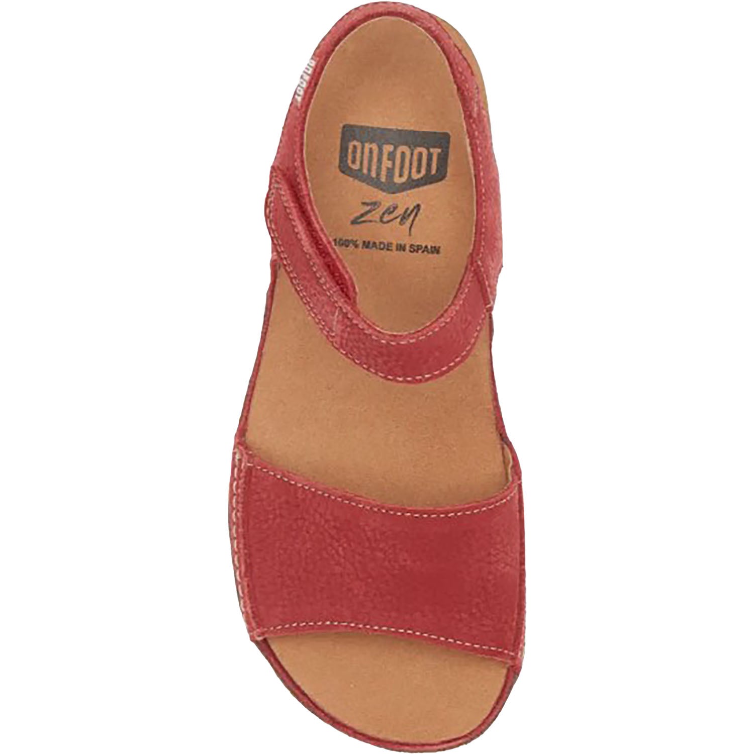 Womens On foot Women's On Foot 240 Vegas Rojo Red Pebble Suede Red