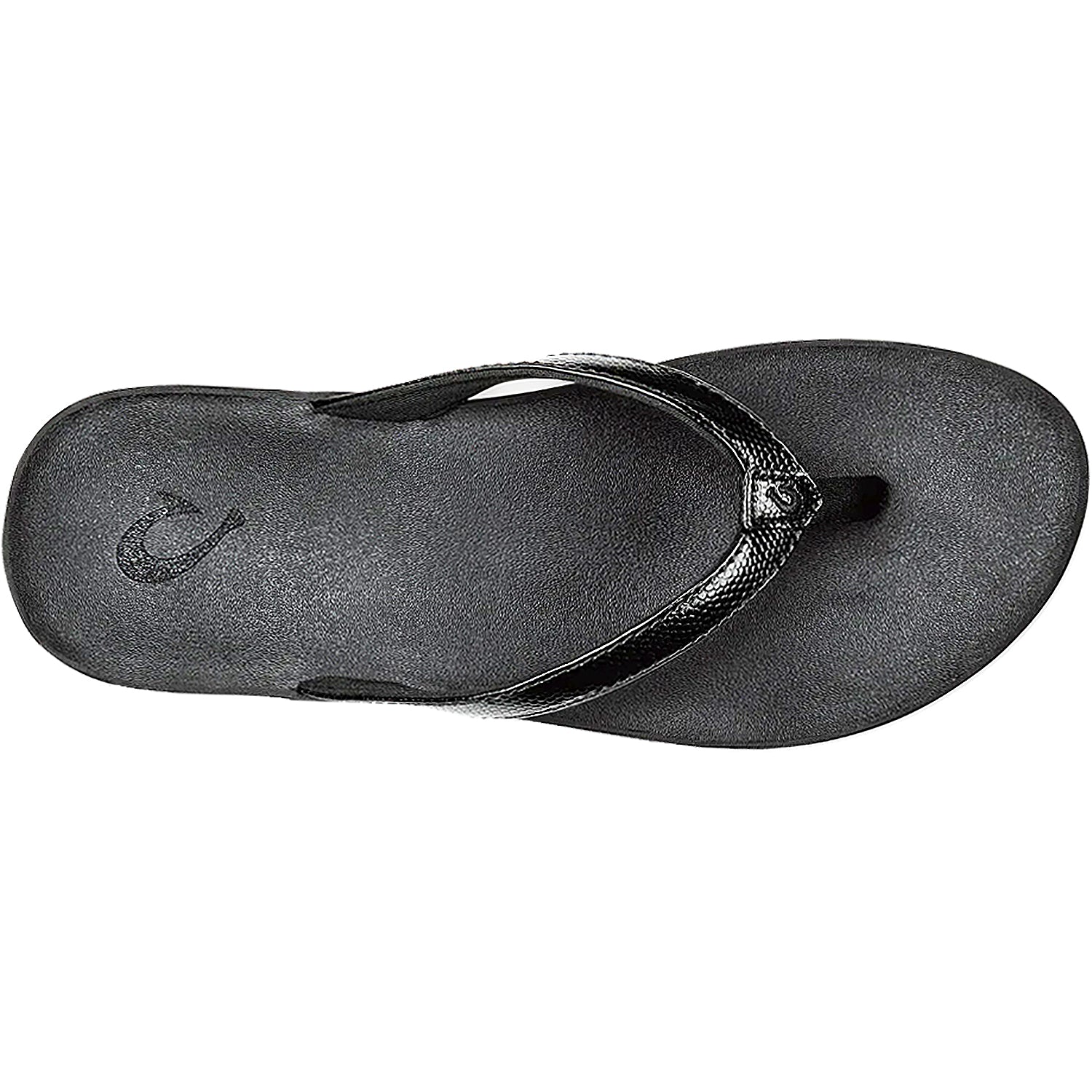 Womens Olukai Women's OluKai Puawe Black Synthetic Black Synthetic