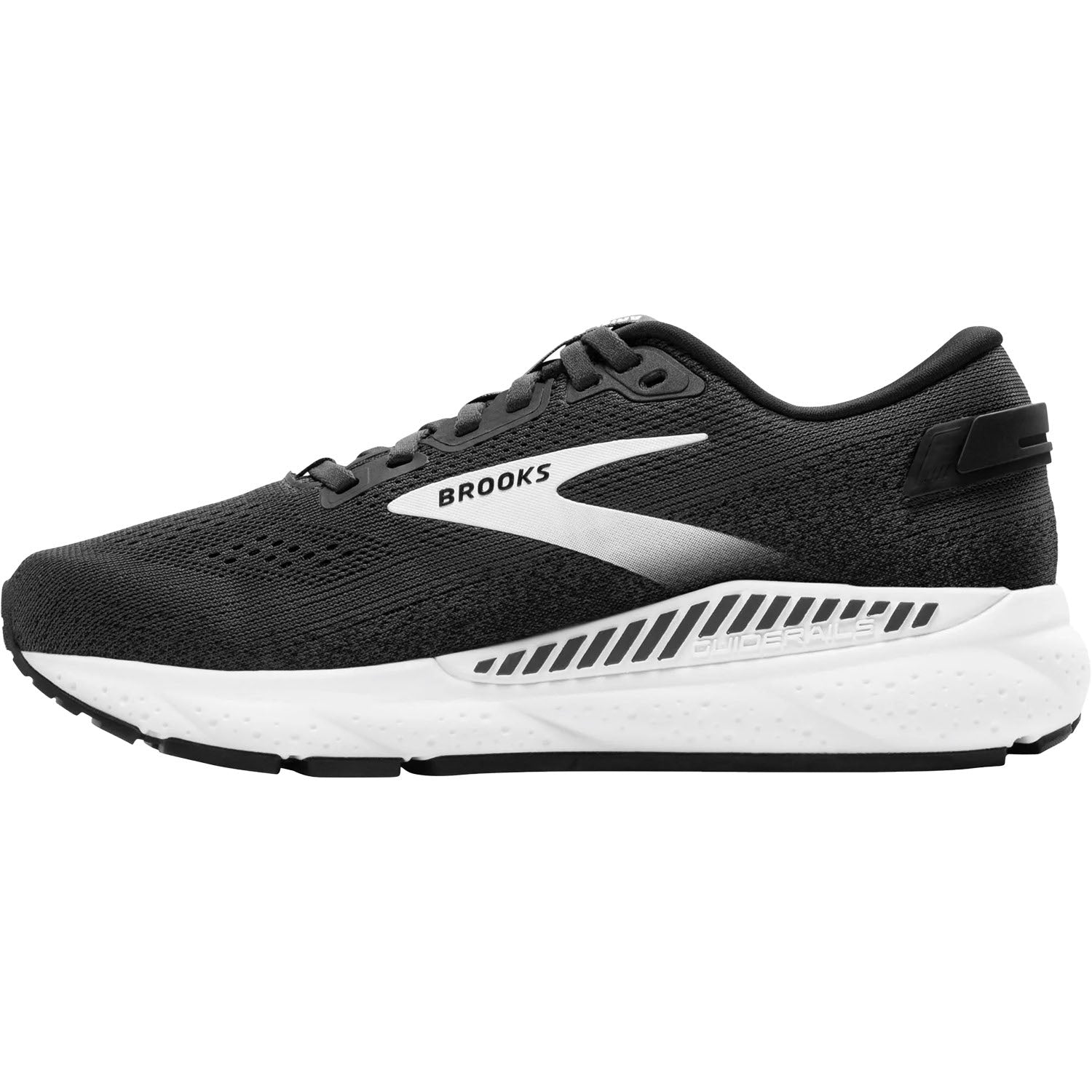 Womens Brooks Women's Brooks Ariel GTS 24 Ebony/Black/White Mesh Ebony/Black/White