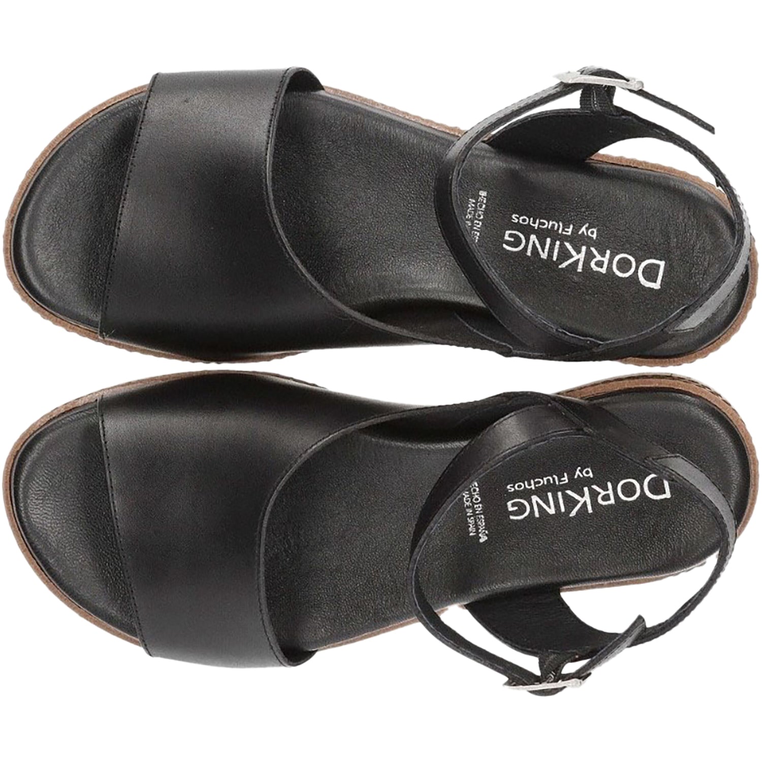 Womens Dorking Women's Dorking Espe D8771 Black Leather Black