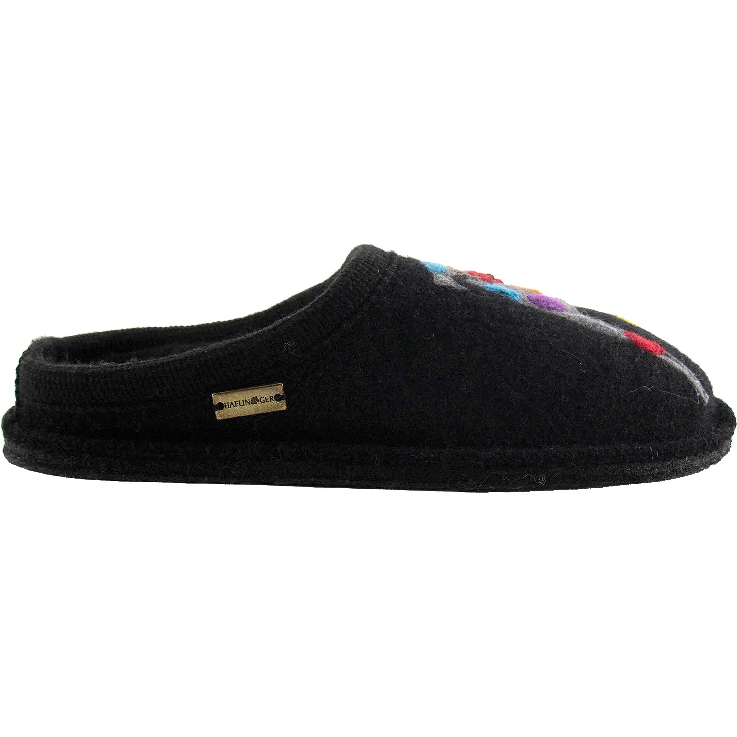 Womens Haflinger Women's Haflinger Jack Black Wool Black Wool