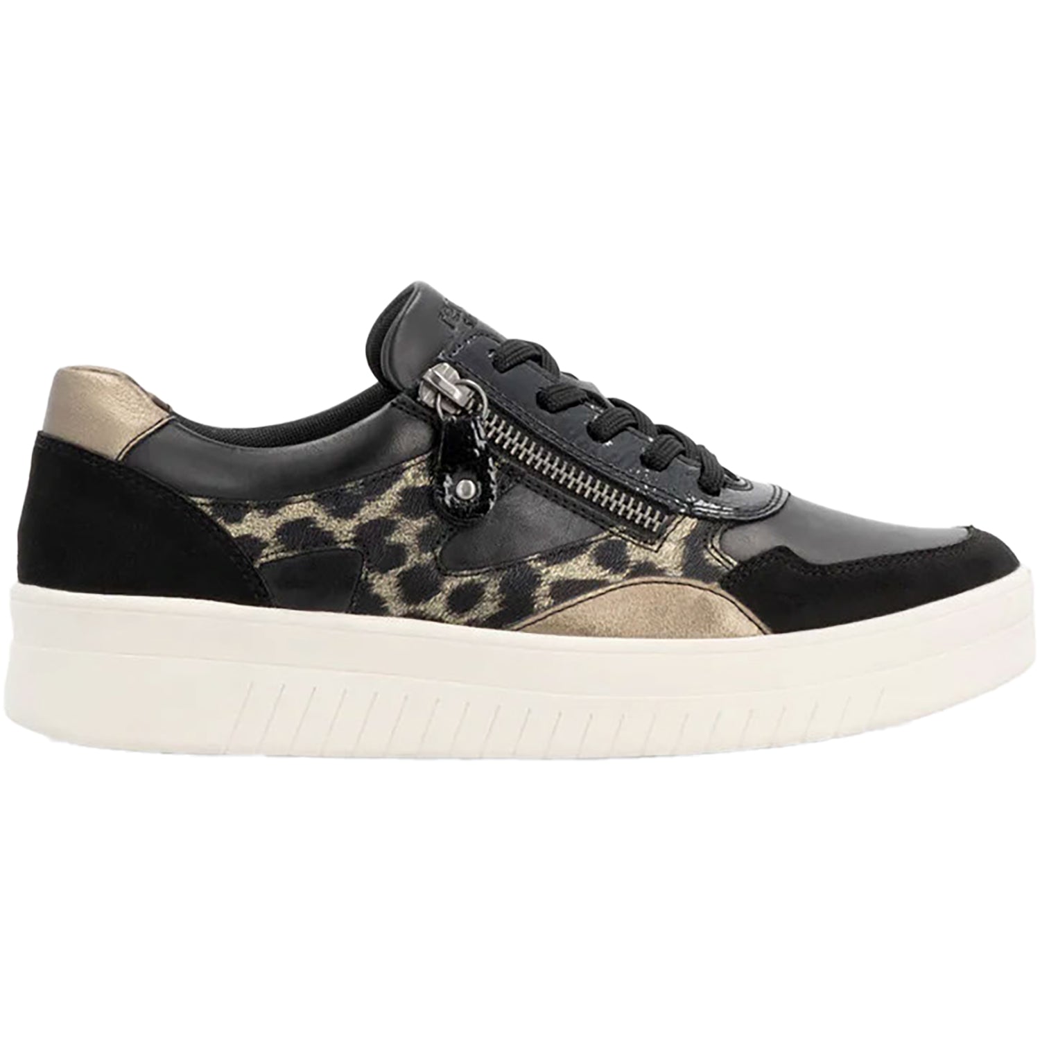 Womens Remonte Women's Remonte D0J04-03 Schwarz/Bronze Synthetic Schwarz/Bronze Synthetic