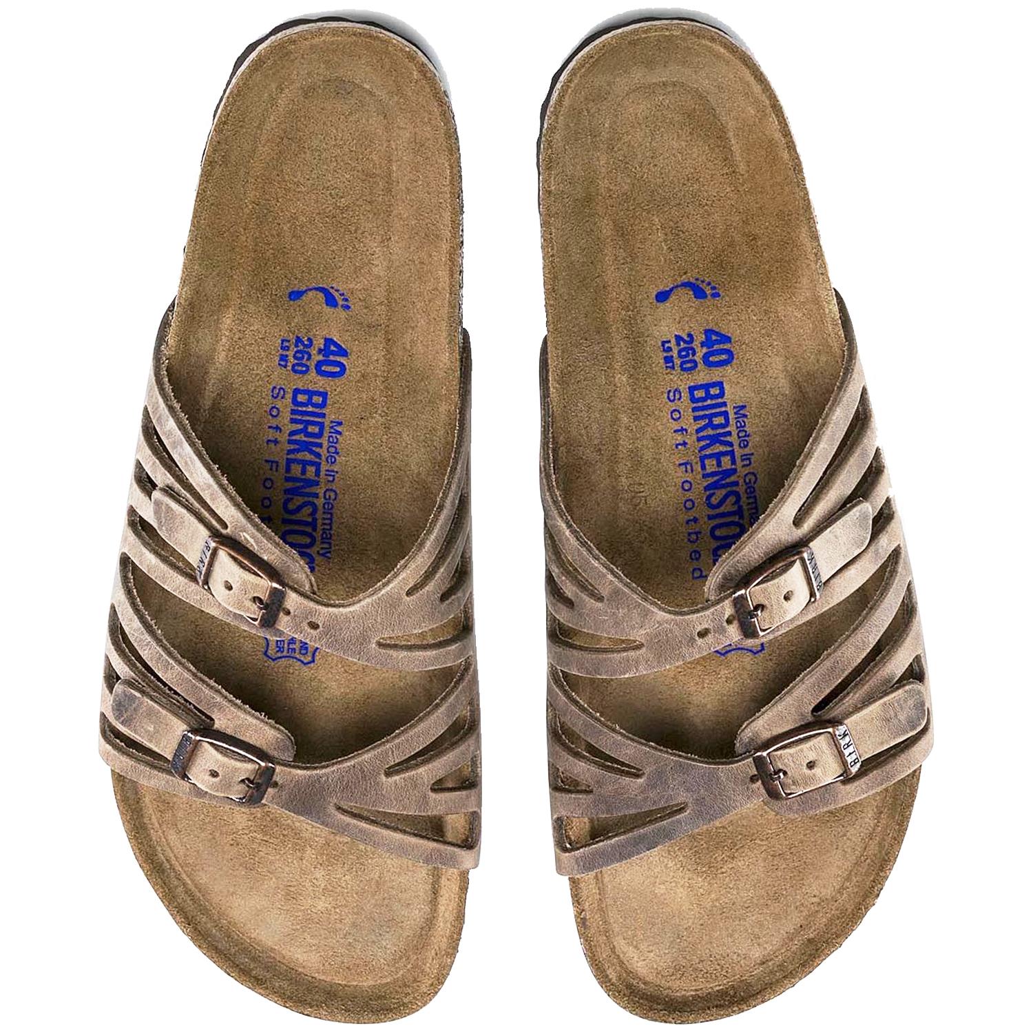 Womens Birkenstock Women's Birkenstock Granada Soft Footbed Tobacco Oiled Leather Tobacco Oiled Leather