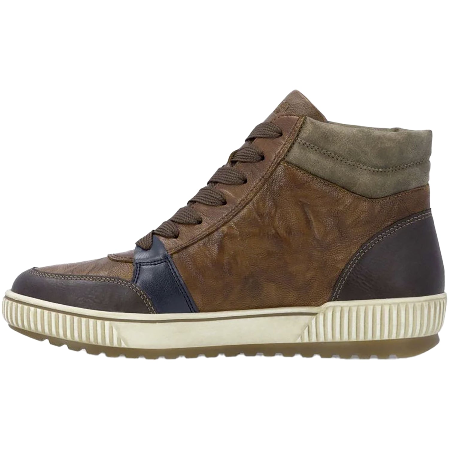 Womens Remonte Women's D0778-22 Maditta 78 Havanna/Noce/Pazifik Leather Havanna/Noce/Pazifik