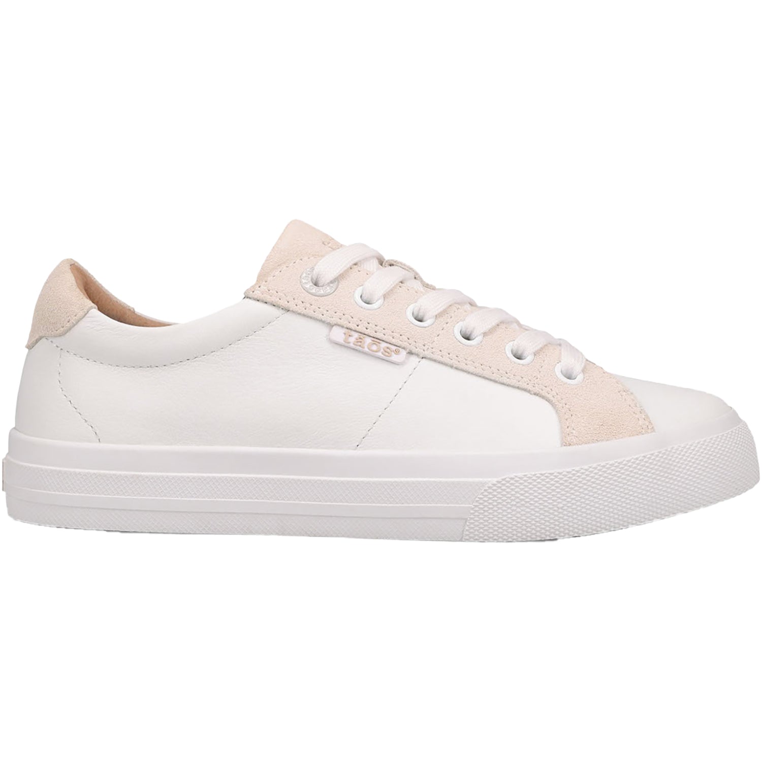 Womens Taos Women's Taos Heart & Soul Lux White/Ice Suede White/Ice Suede