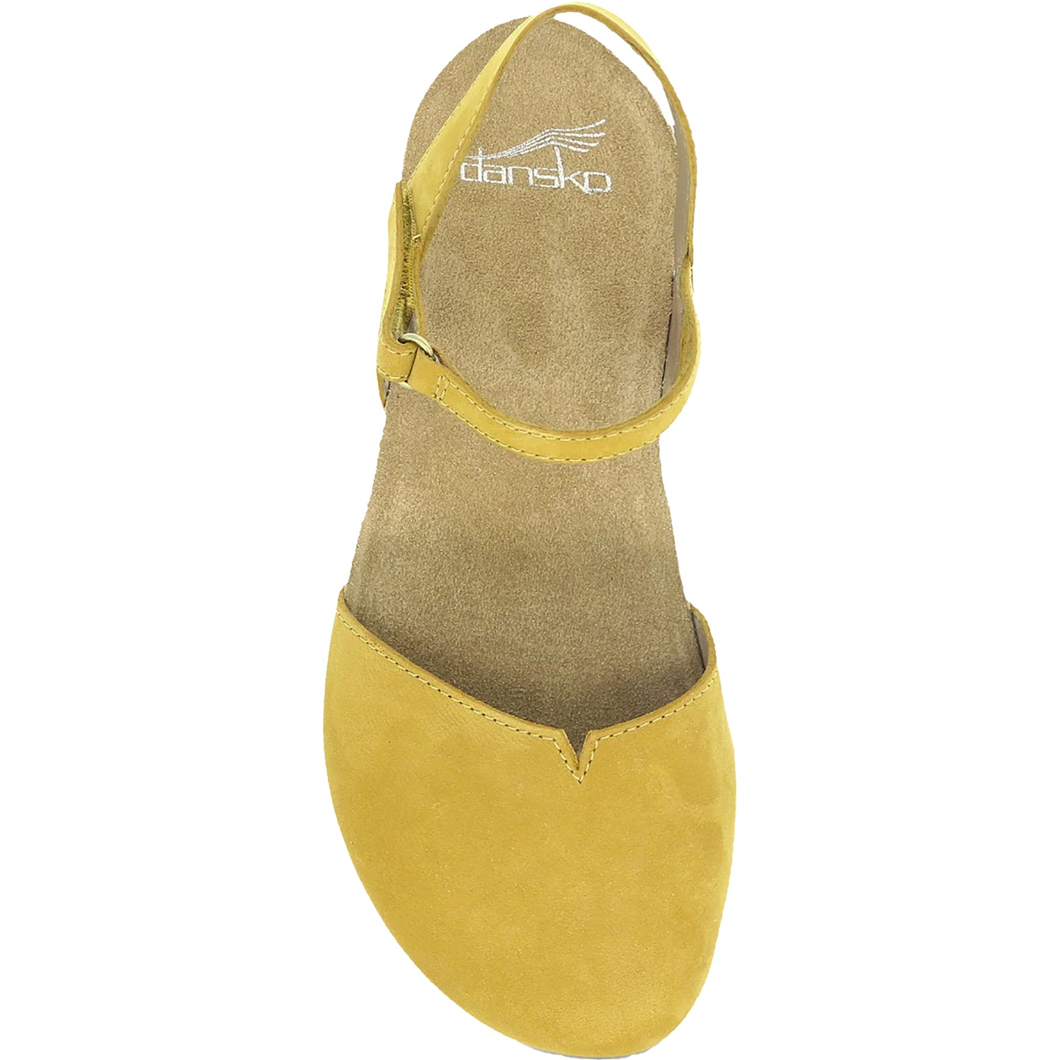 Womens Dansko Women's Dansko Rowan Mustard Nubuck Mustard Nubuck
