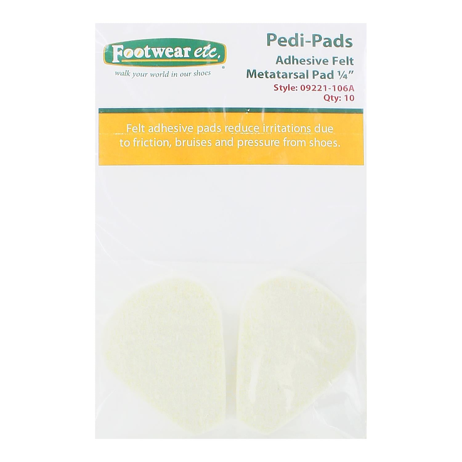 Unisex Footwear etc. Unisex Footwear etc. Pedi-Pads Metatarsal Felt Pads 10 pack