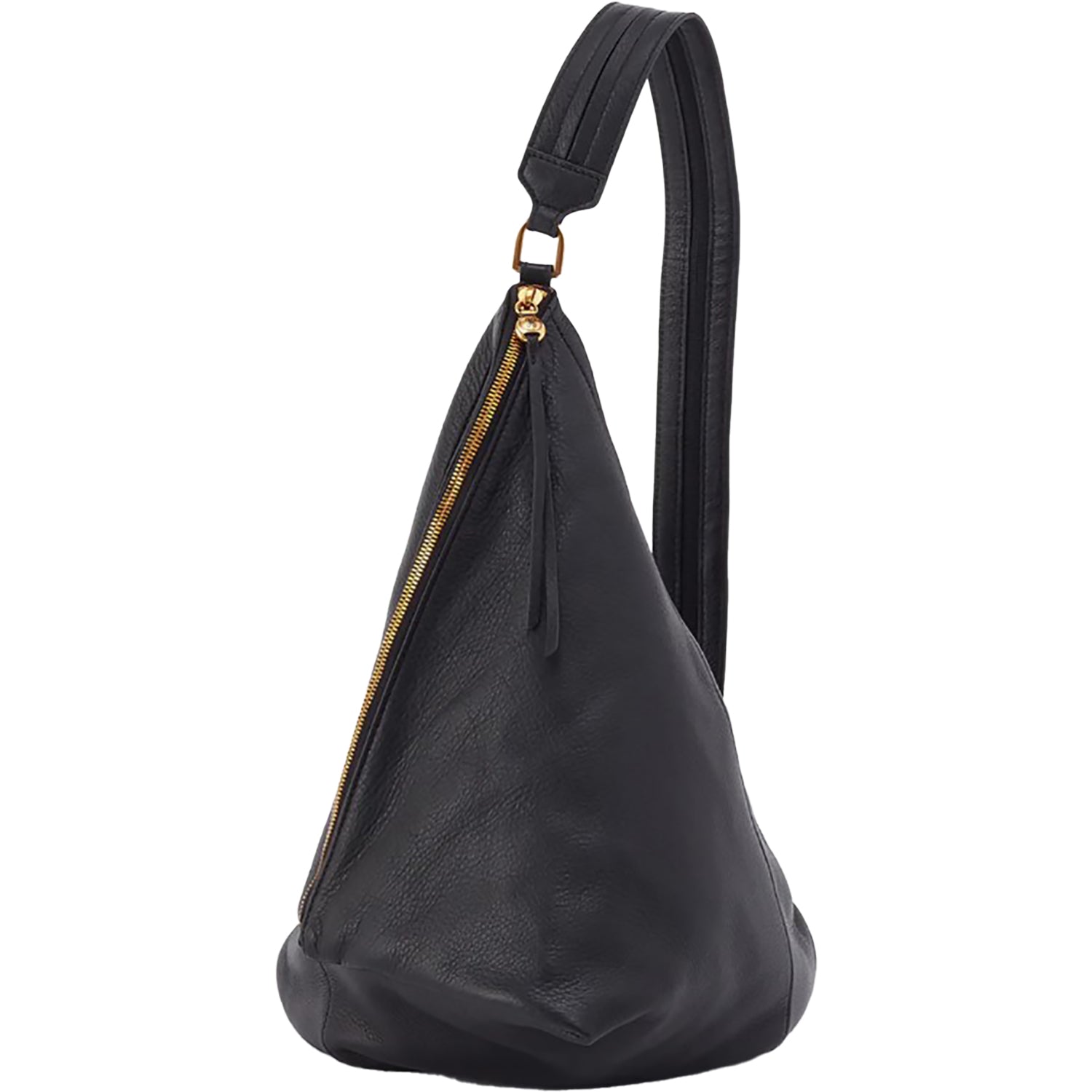 Womens Hobo Hobo International Sway Small Sling Black Pebbled Leather Black