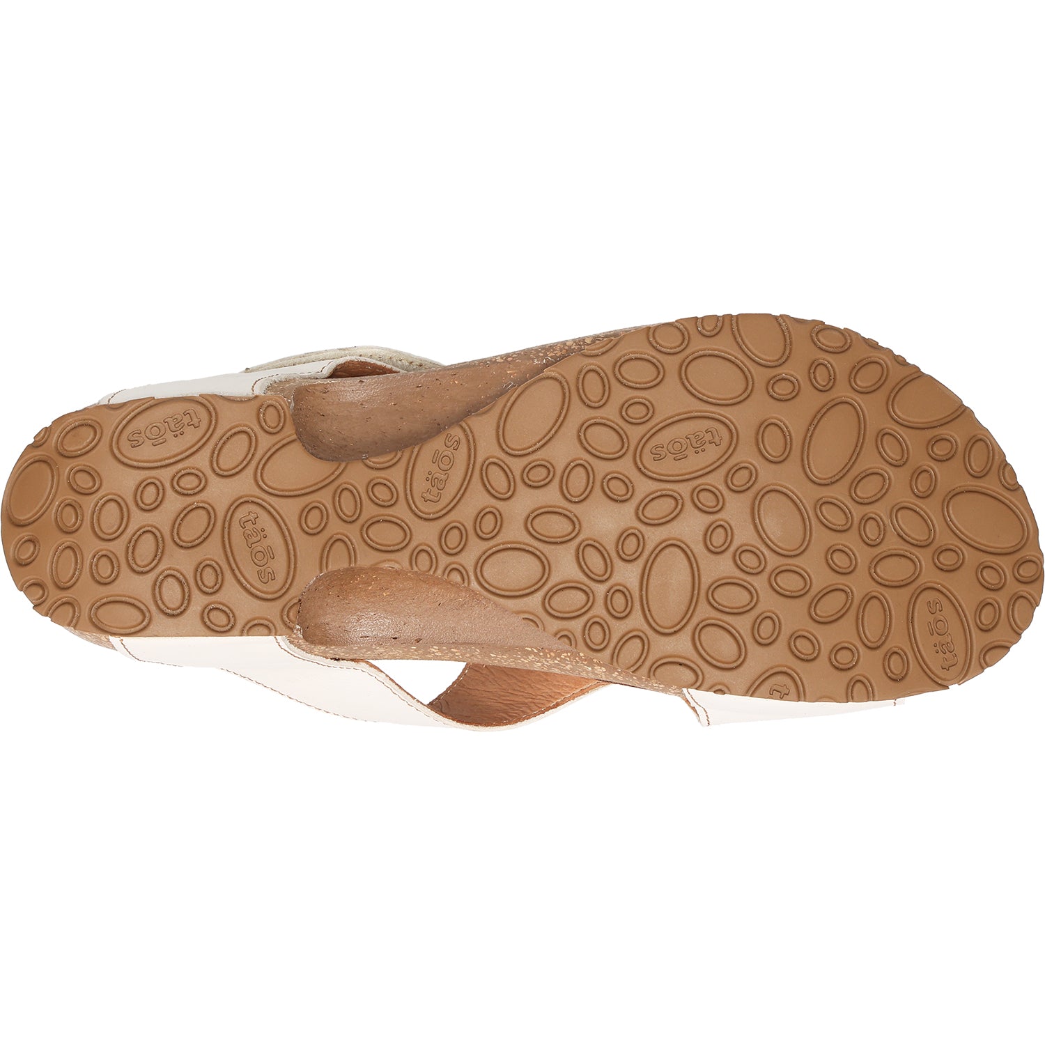 Womens Taos Women's Taos Loop Off White Leather Off White Leather
