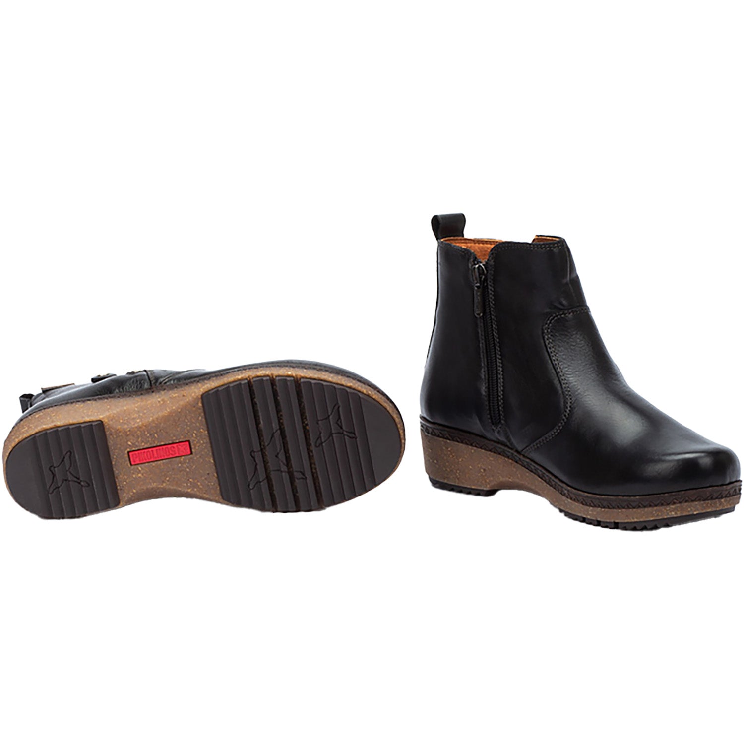Womens Pikolinos Women's Pikolinos Granada W0W-8988 Black Leather Black Leather