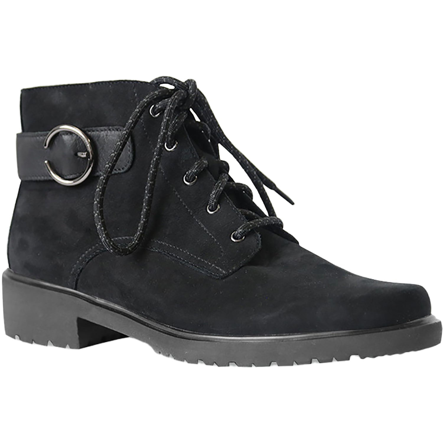 Womens Munro Women's Munro Bradley II Black Nubuck Black