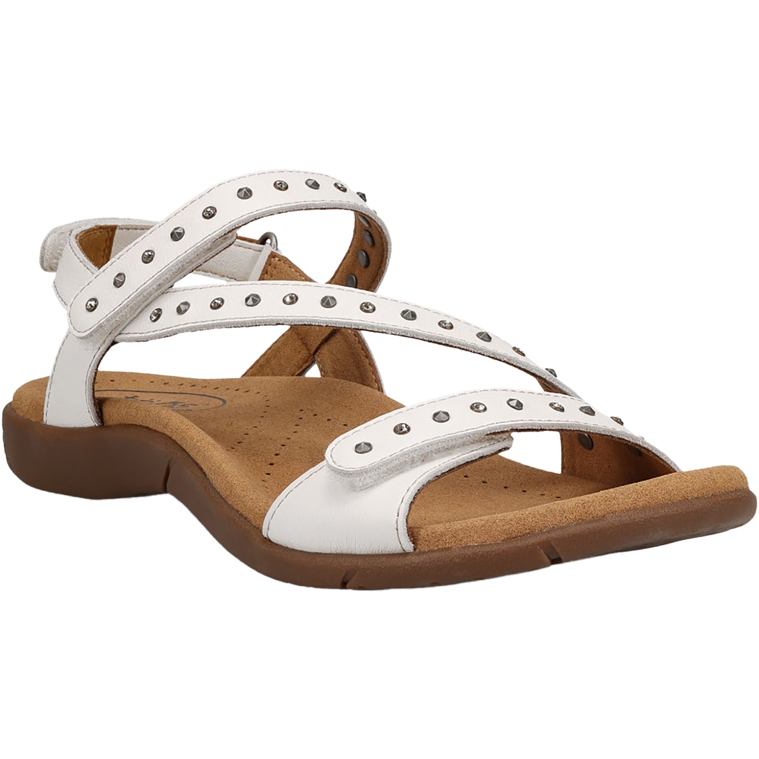 Womens Taos Women's Taos Dazzle White Leather White Leather