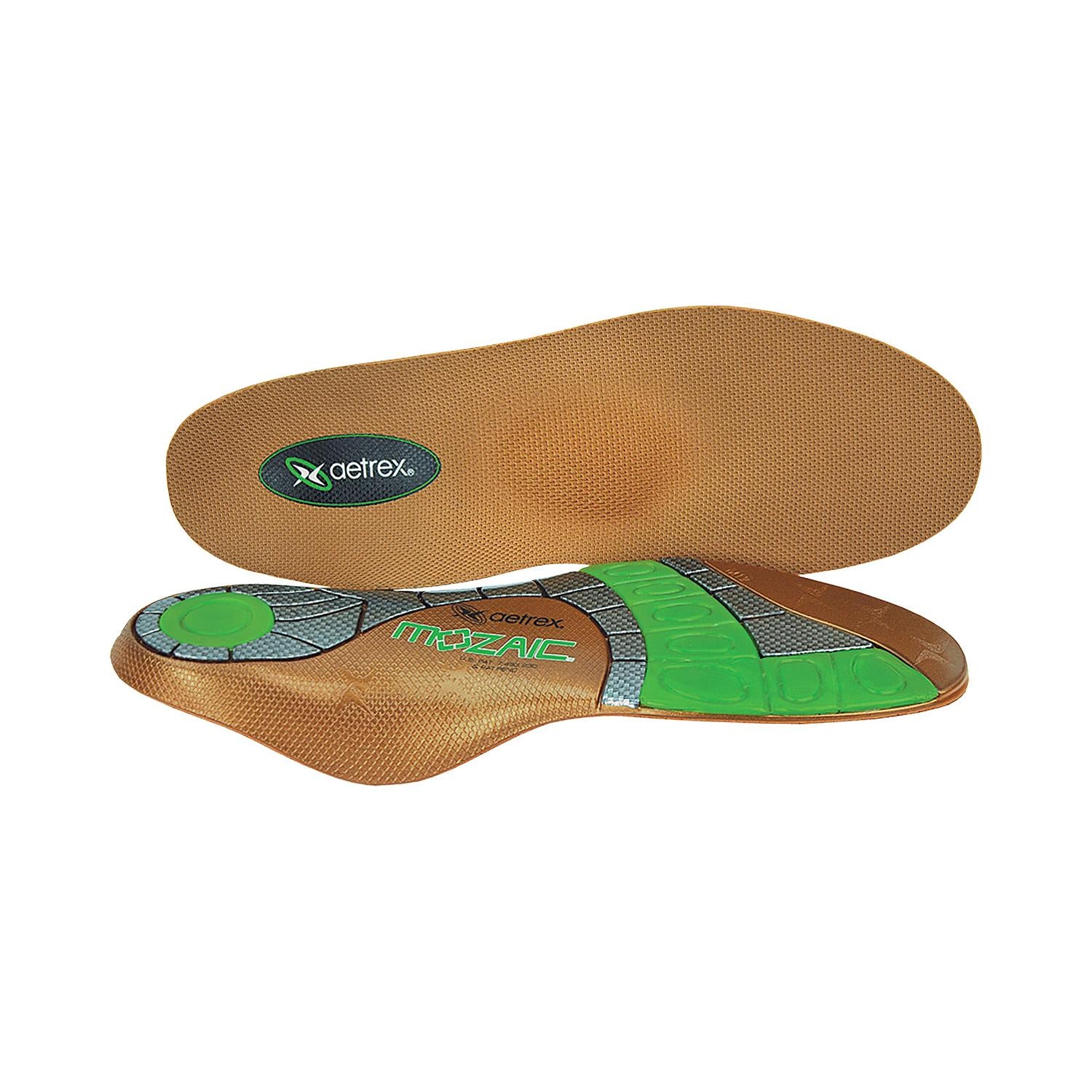 Mens Lynco Men's Aetrex Lynco L2405 Mozaic Customizable Metatarsal Orthotics Copper