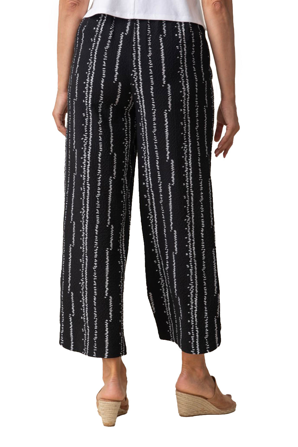 Womens Habitat Women's Habitat Crinkle Crepe Tulip Hem Crop Black Black