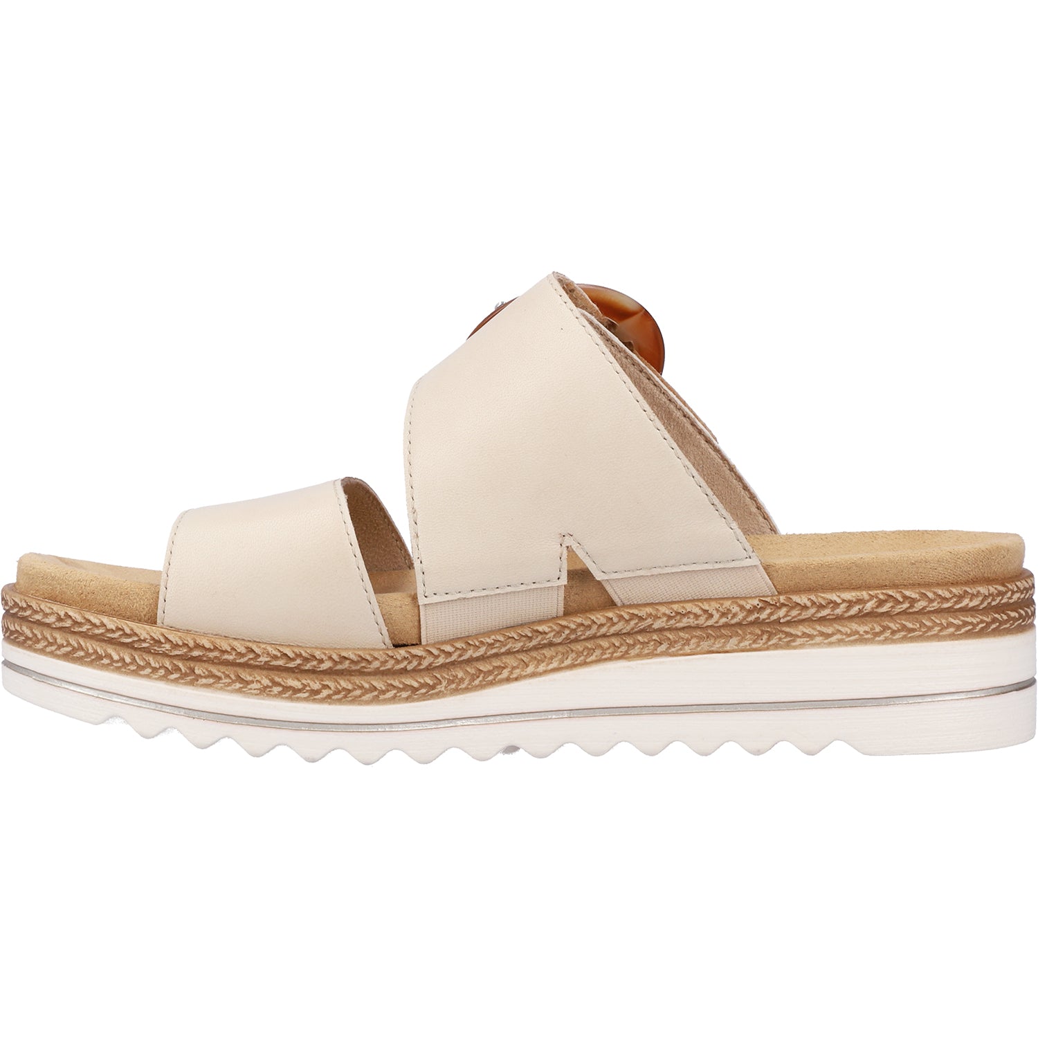 Womens Remonte Women's Remonte D0Q51-00 Jocelyn 51 Chalk/Pebble Leather Chalk/Pebble Leather