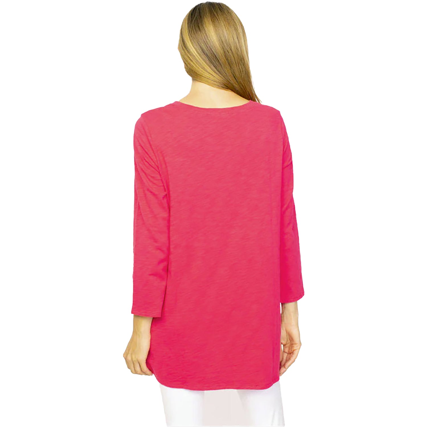 Womens Habitat Women's Habitat Pocket V-Neck Tunic Rose Rose