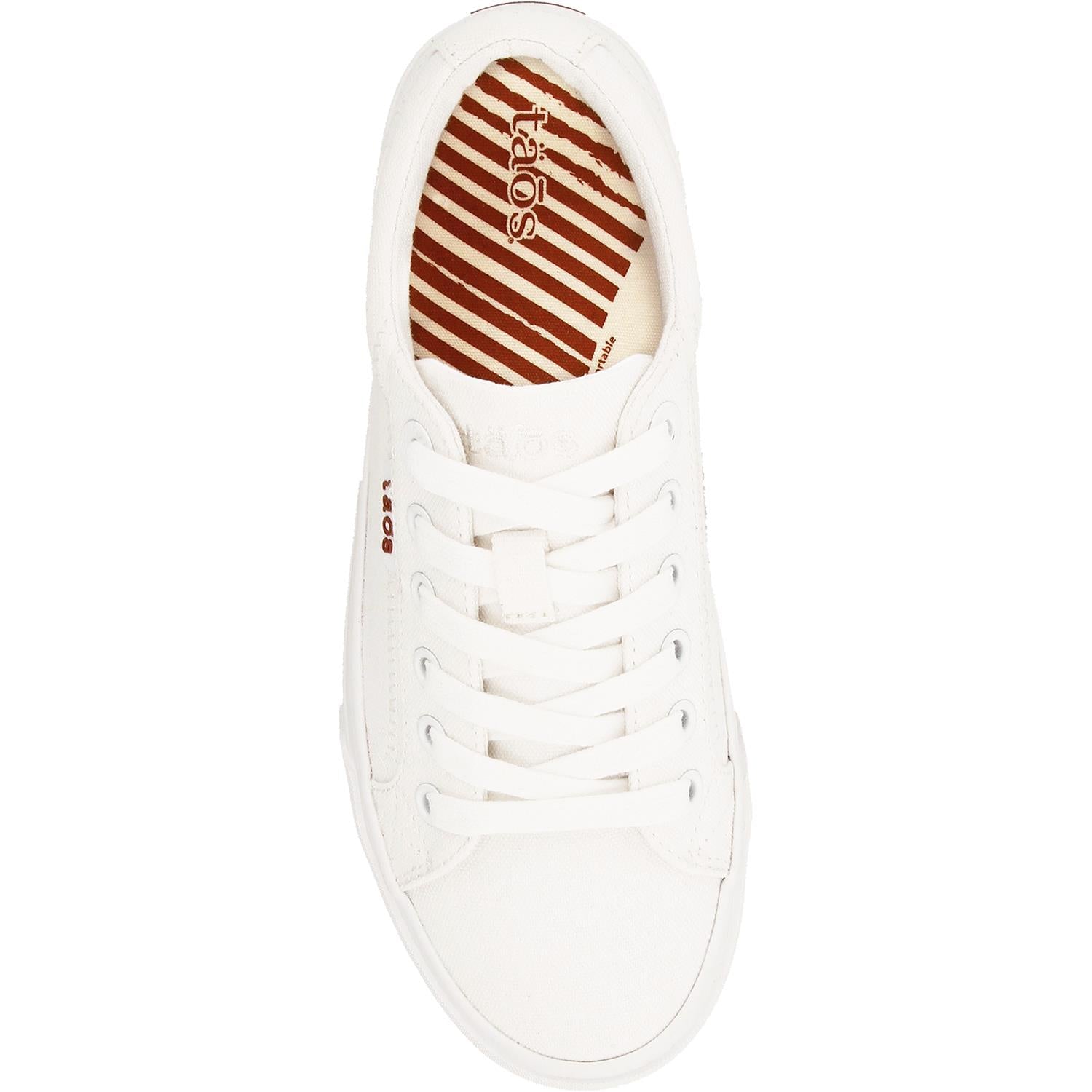 Womens Taos Women's Taos Plim Soul White Canvas White Canvas